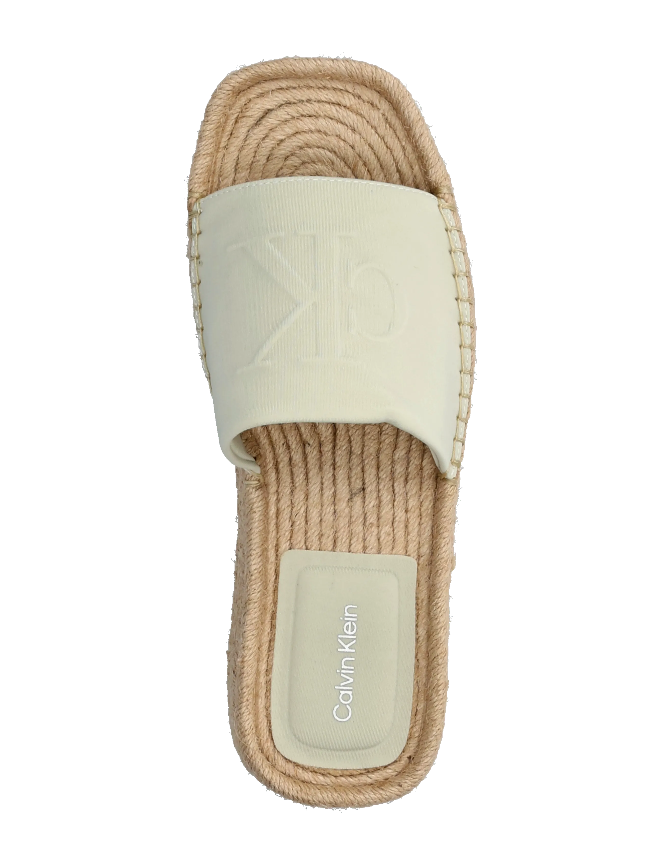 Calvin Klein - FLATF ESPA NEOP MG - højhælede espadrillos - misty blue - 3