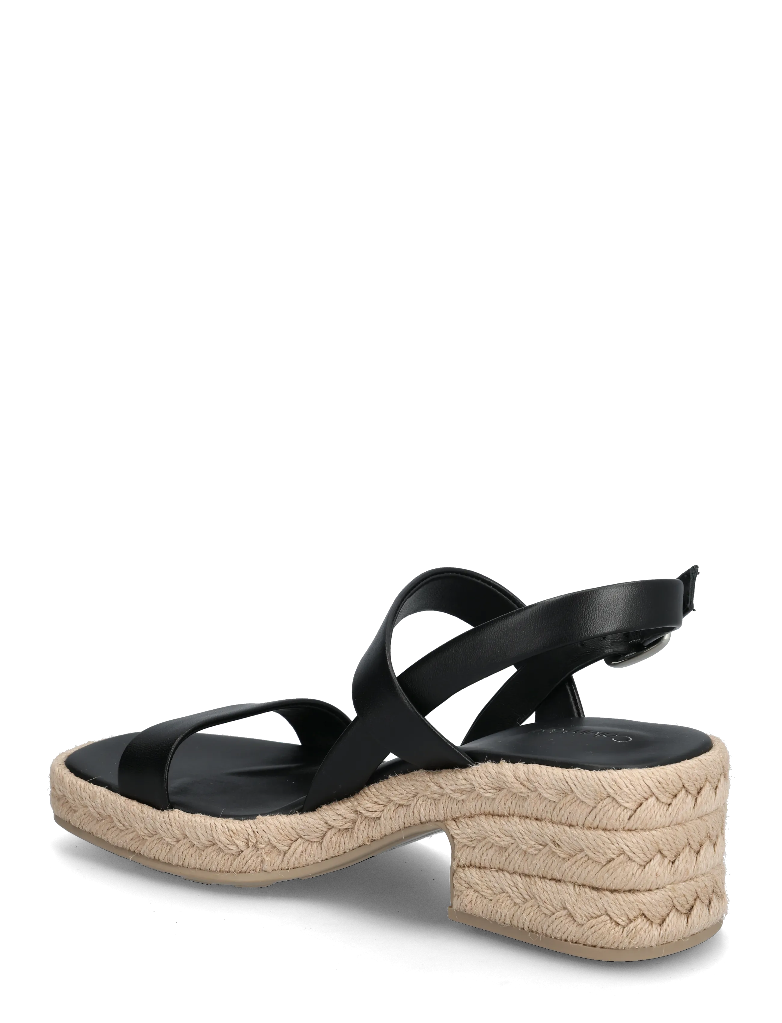 Calvin Klein - BLOCK HEEL ESPA 50 SLINGB LTH - espadrilles à talons - ck black - 2