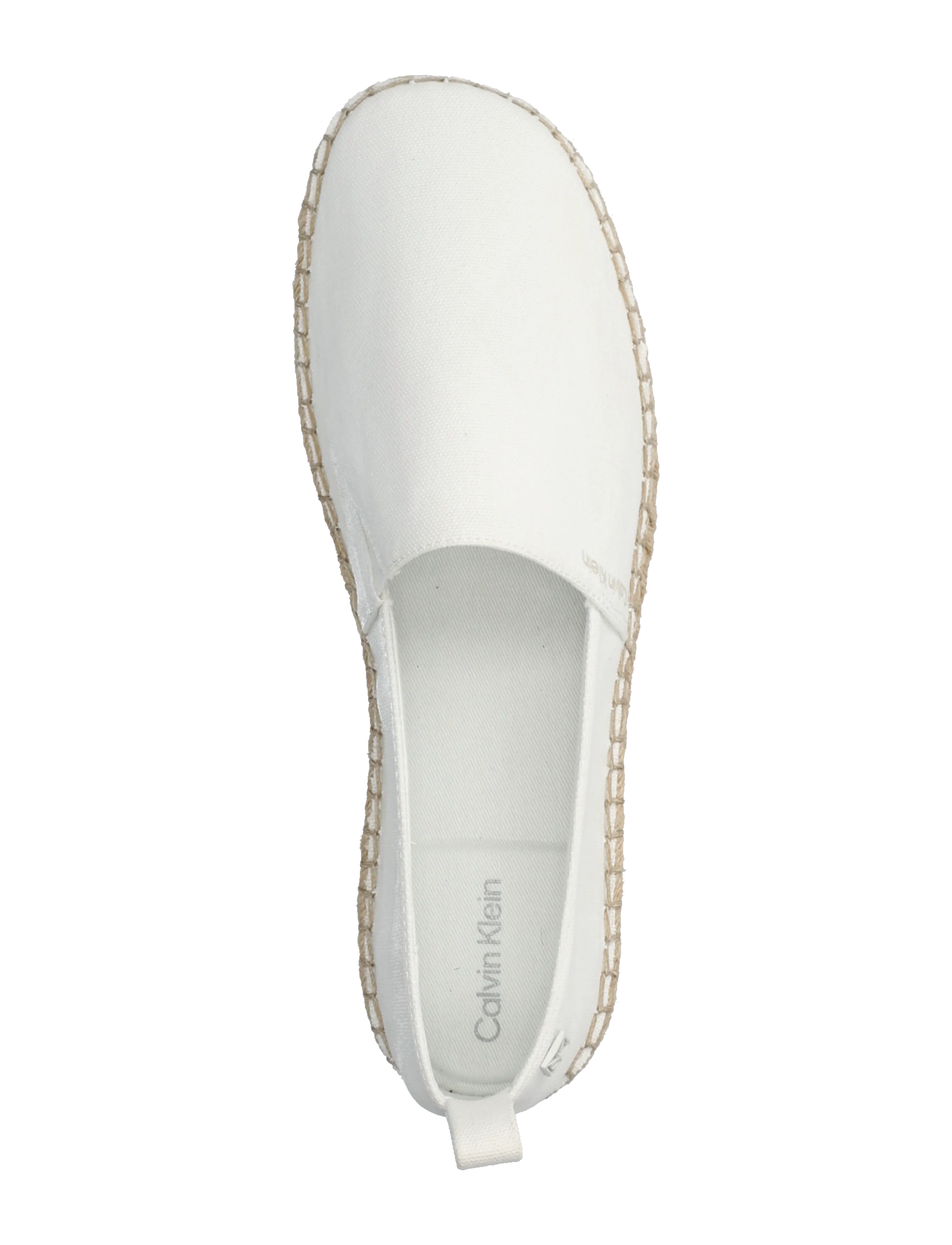 Calvin Klein - OBLIQUE ESPADRILLE CANVAS - espadrillos - off white - 3