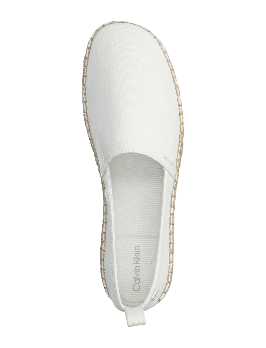 Calvin Klein - OBLIQUE ESPADRILLE CANVAS - espadrillos - off white - 3