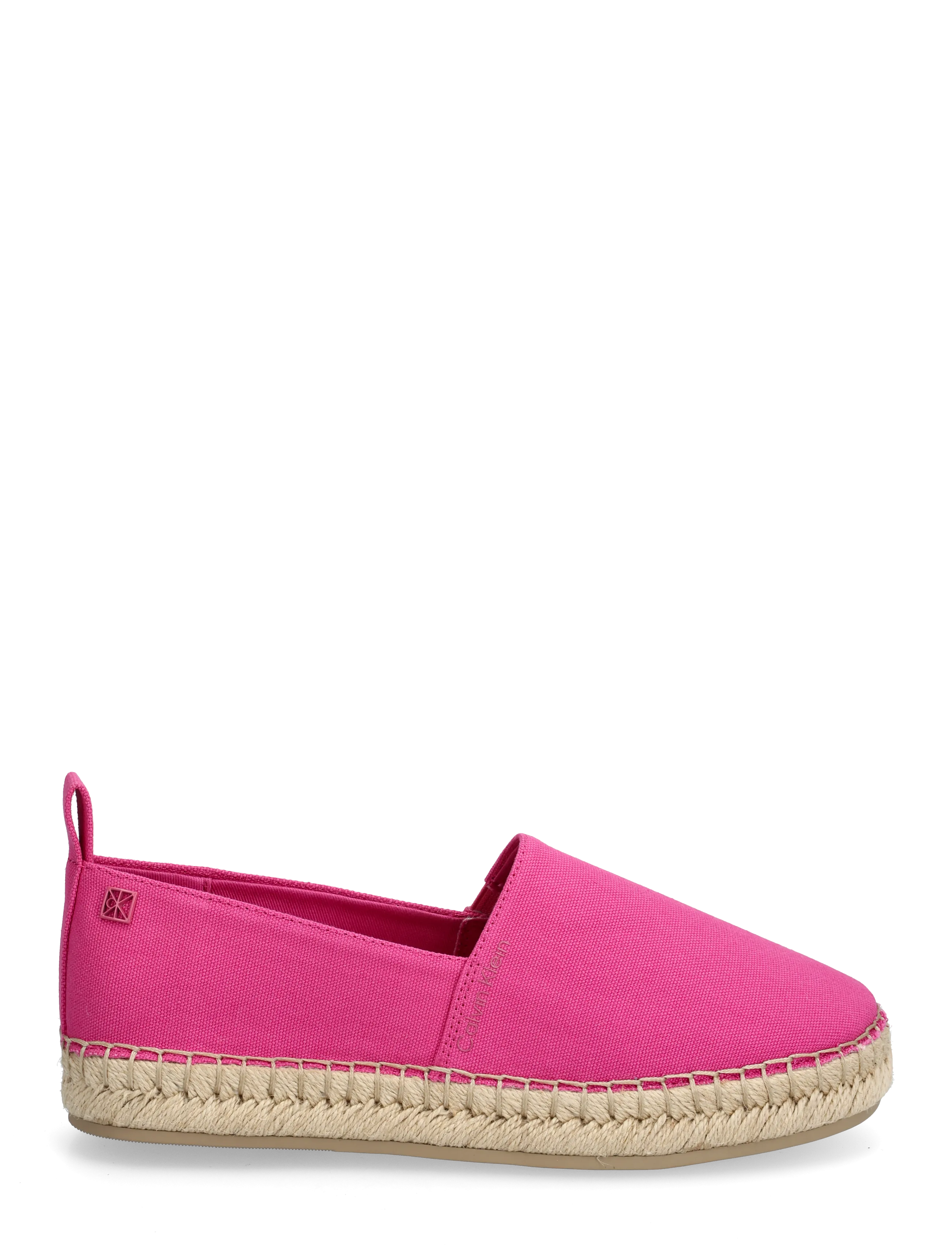 Calvin Klein - OBLIQUE ESPADRILLE CANVAS - espadrilles - pink yarrow - 1