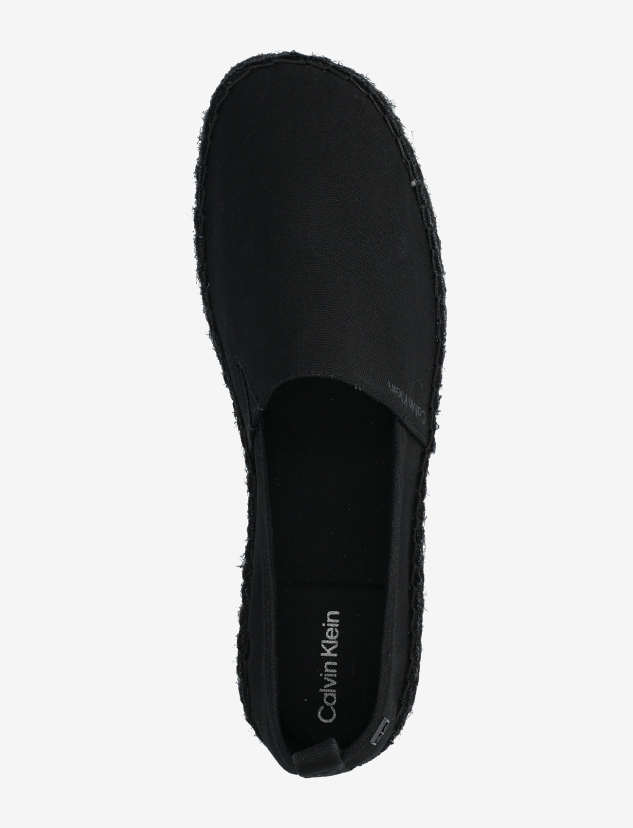 Calvin Klein - OBLIQUE ESPADRILLE CANVAS - espadrilles - triple black - 3