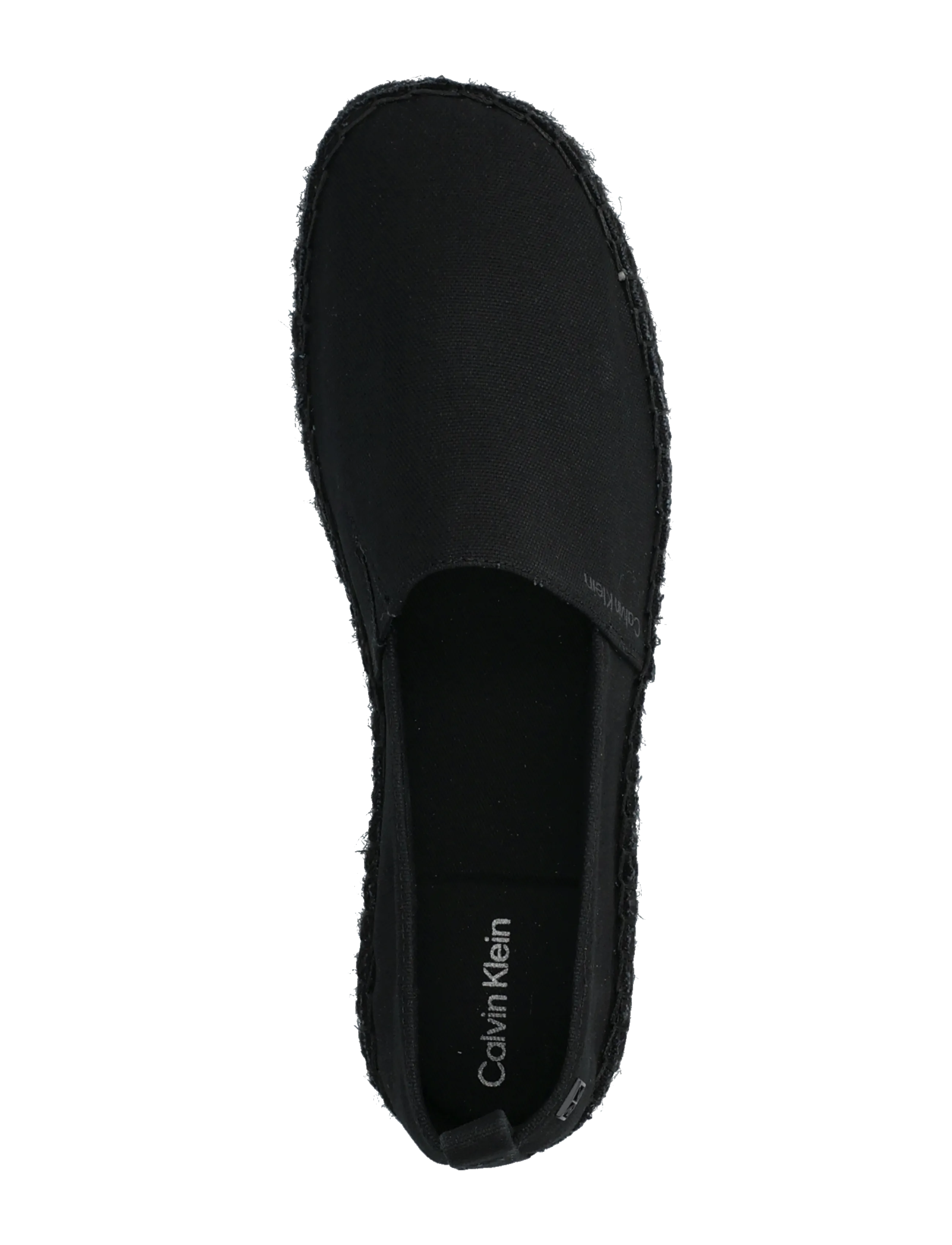 Calvin Klein - OBLIQUE ESPADRILLE CANVAS - espadrillos - triple black - 3
