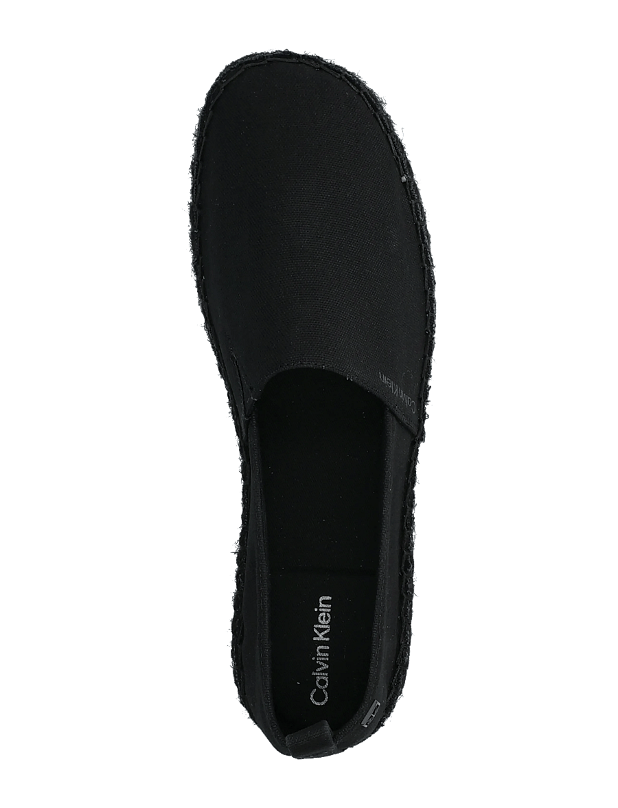 Calvin Klein - OBLIQUE ESPADRILLE CANVAS - espadrillos - triple black - 3