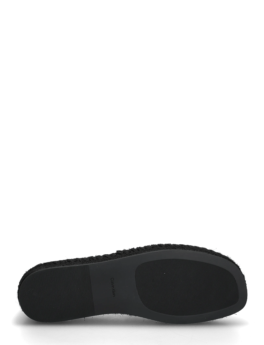 Calvin Klein - OBLIQUE ESPADRILLE CANVAS - espadrillos - triple black - 4