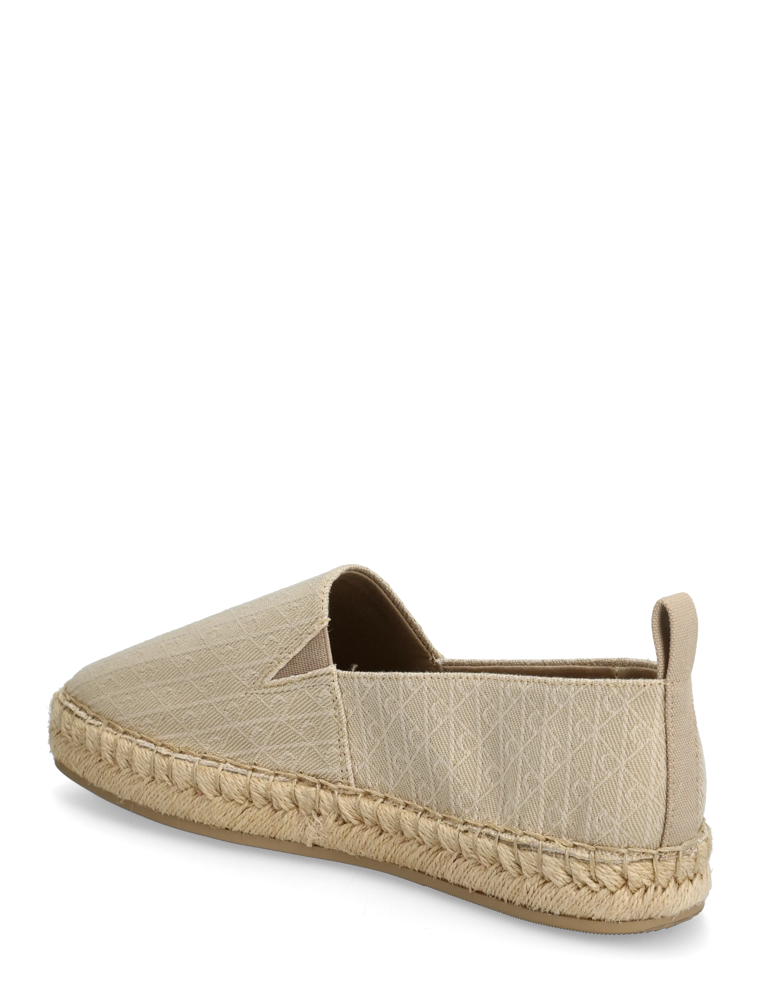 Calvin Klein - OBLIQUE ESPADRILLE AOP - espadrilles - silver mink - 2