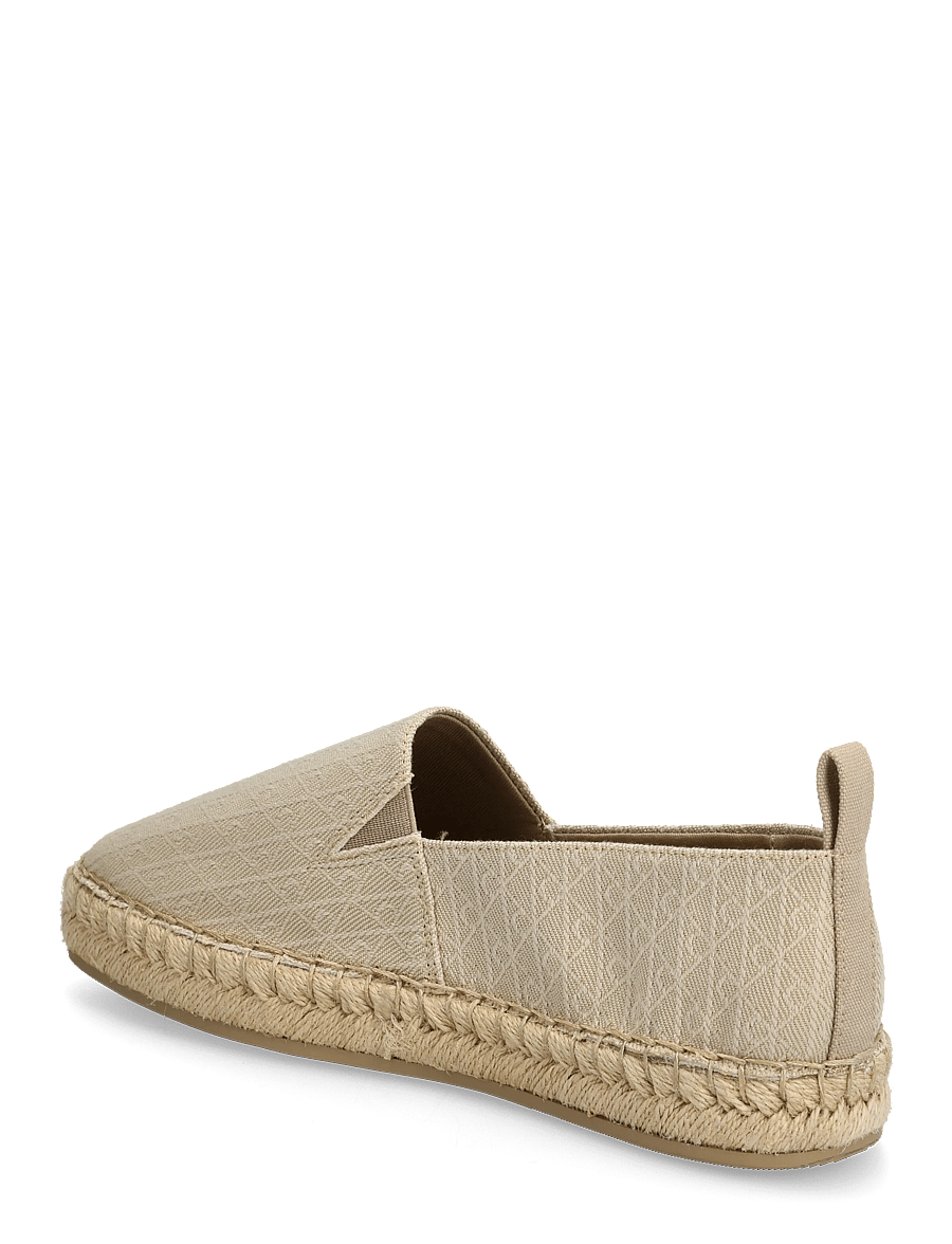 Calvin Klein - OBLIQUE ESPADRILLE AOP - espadrilles - silver mink - 2