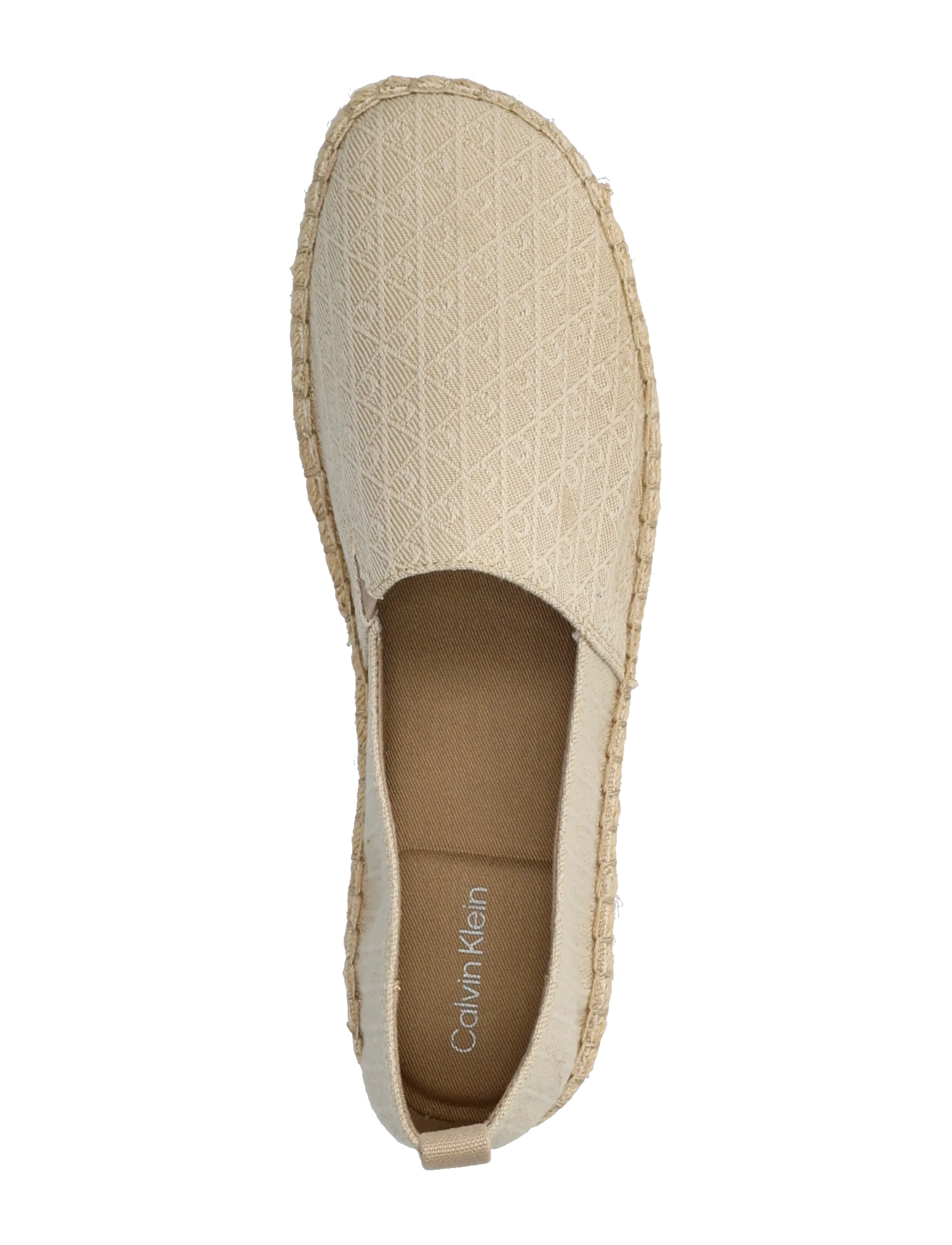 Calvin Klein - OBLIQUE ESPADRILLE AOP - espadrilles - silver mink - 3