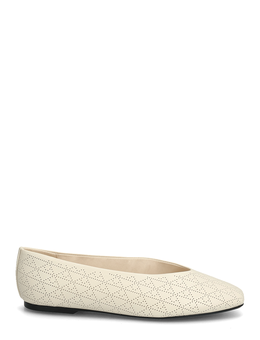 Calvin Klein - SQUARE BALLERINA AOP LTH - særlige begivenheder - light cashew - 1