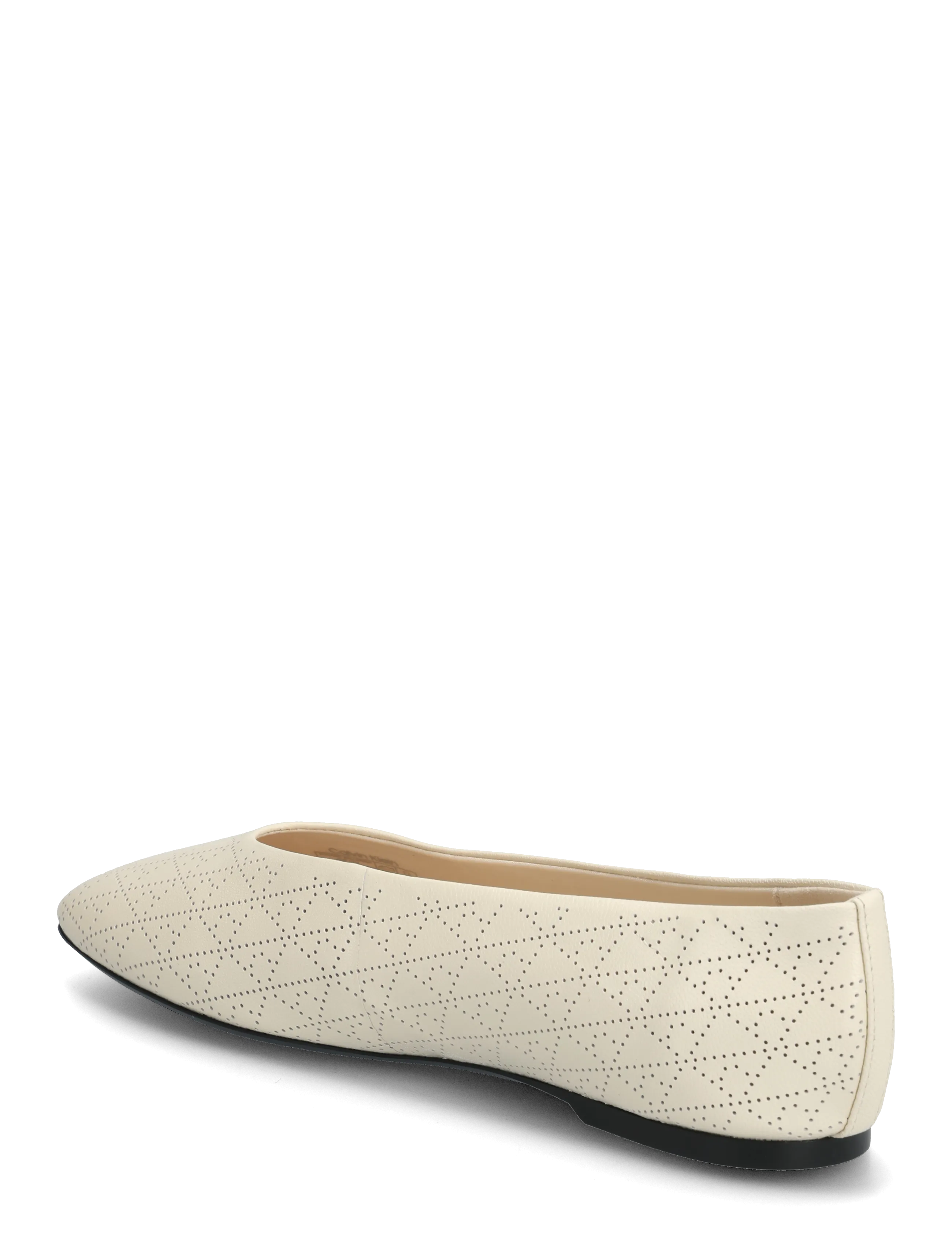 Calvin Klein - SQUARE BALLERINA AOP LTH - særlige begivenheder - light cashew - 2