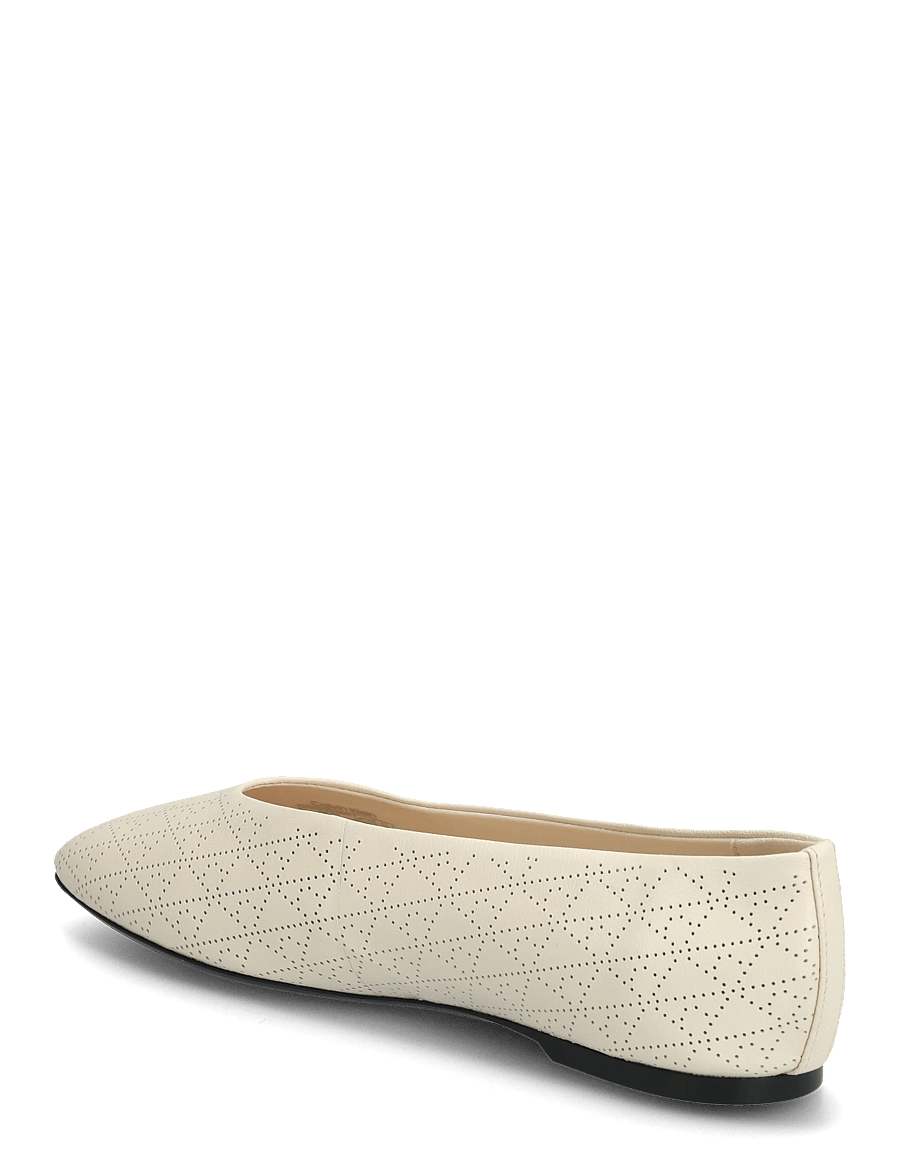 Calvin Klein - SQUARE BALLERINA AOP LTH - særlige begivenheder - light cashew - 2