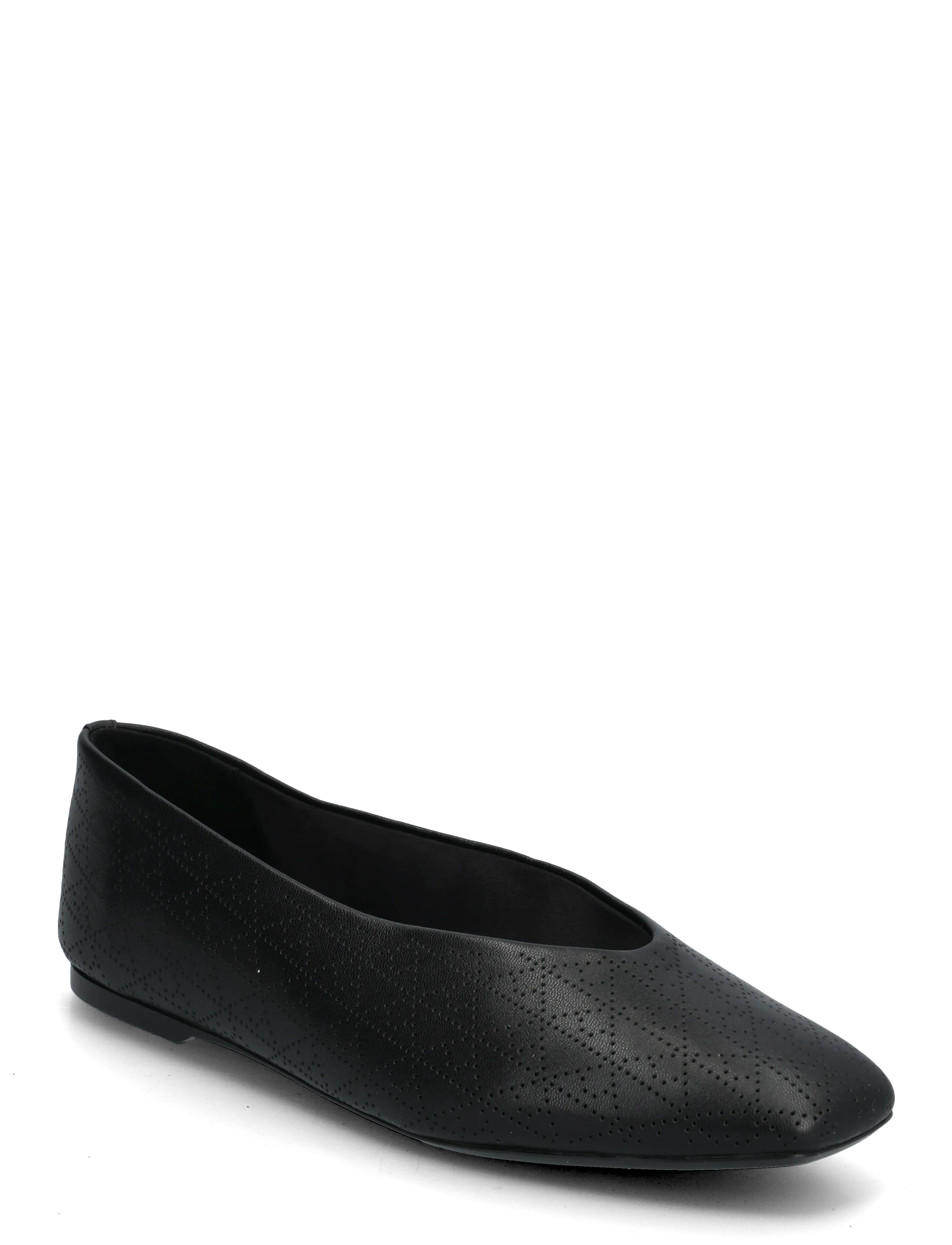 Calvin Klein SQUARE BALLERINA AOP LTH - Calvin Klein - TRIPLE BLACK MONO / black