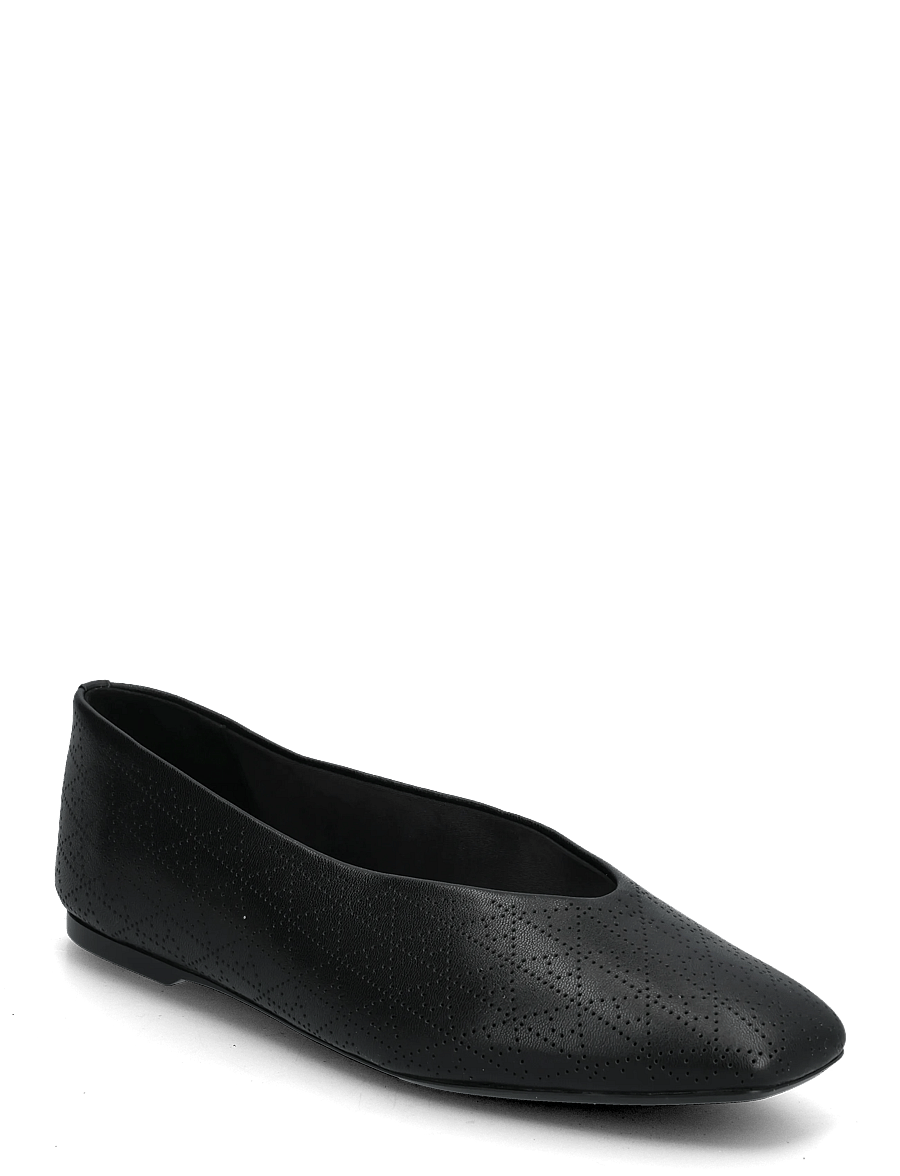 Calvin Klein - SQUARE BALLERINA AOP LTH - særlige begivenheder - triple black mono - 0