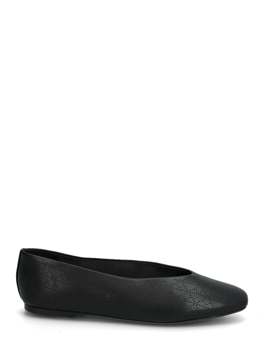 Calvin Klein - SQUARE BALLERINA AOP LTH - særlige begivenheder - triple black mono - 1