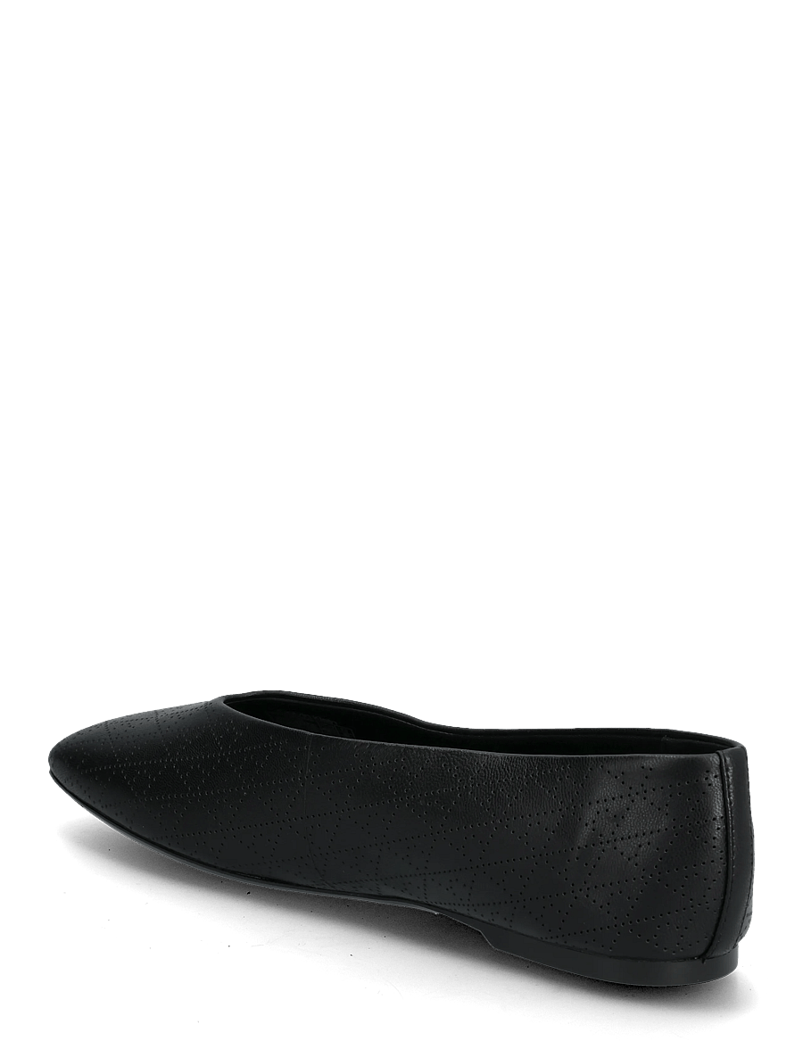 Calvin Klein - SQUARE BALLERINA AOP LTH - særlige begivenheder - triple black mono - 2