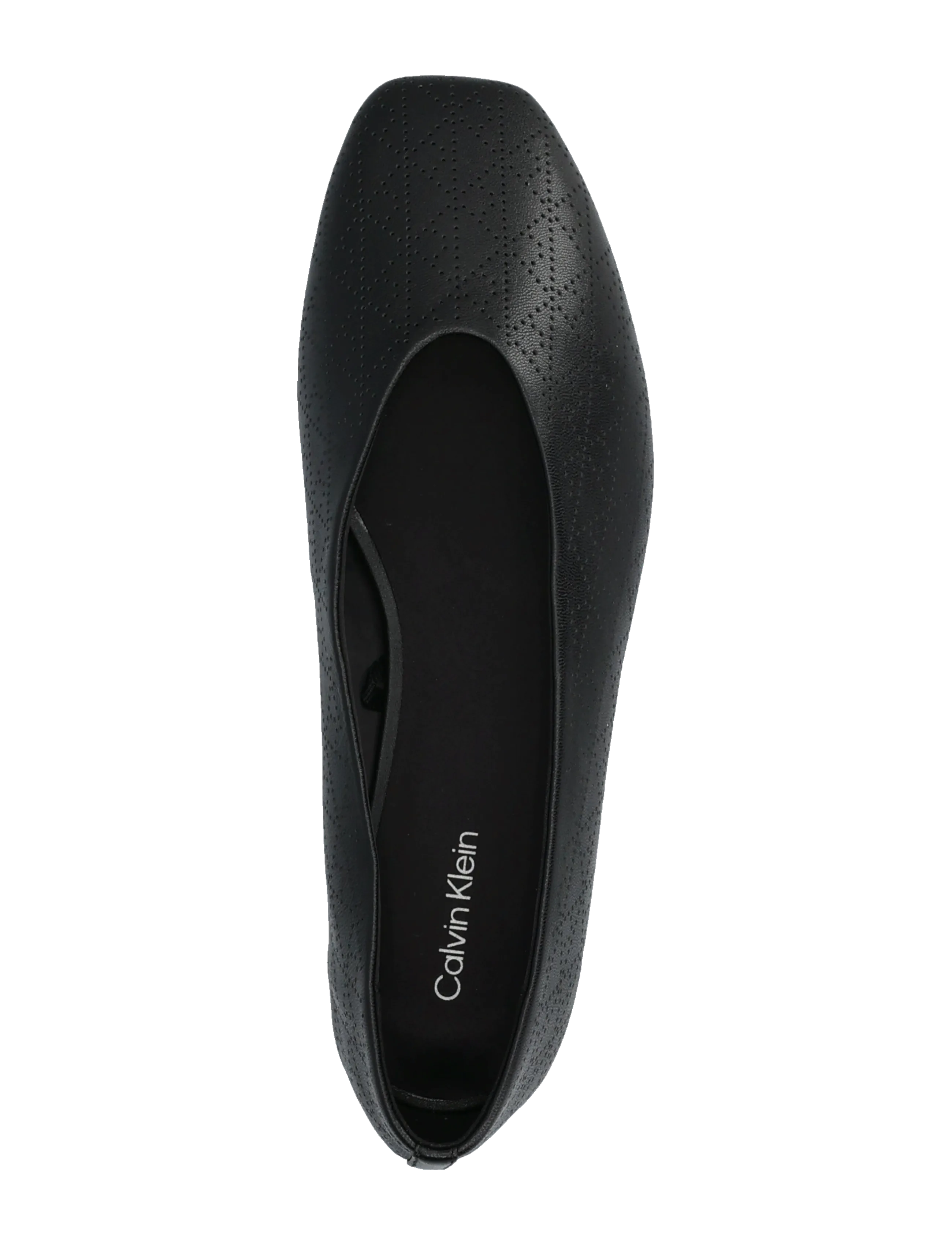 Calvin Klein - SQUARE BALLERINA AOP LTH - særlige begivenheder - triple black mono - 3