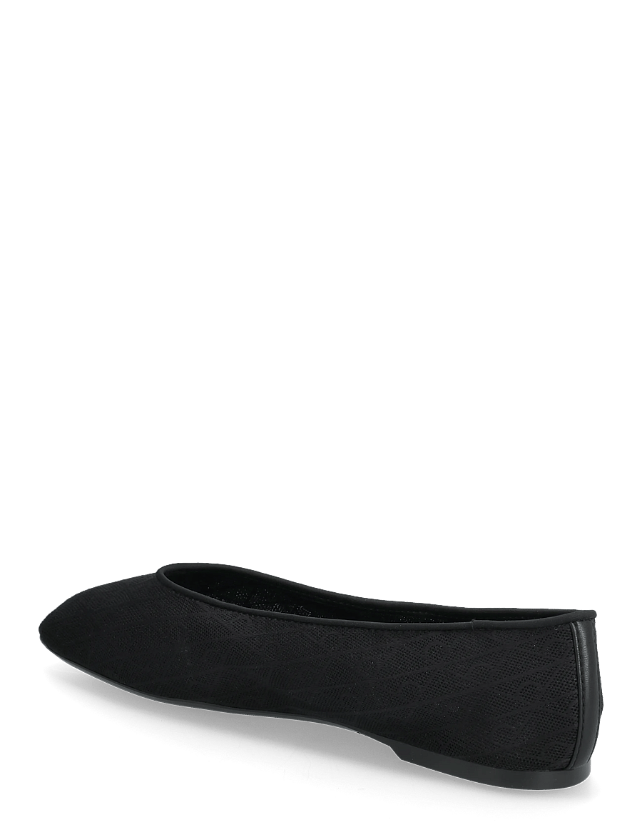 Calvin Klein - SQUARE BALLERINA AOP MESH - besondere anlässe - triple black mono - 2