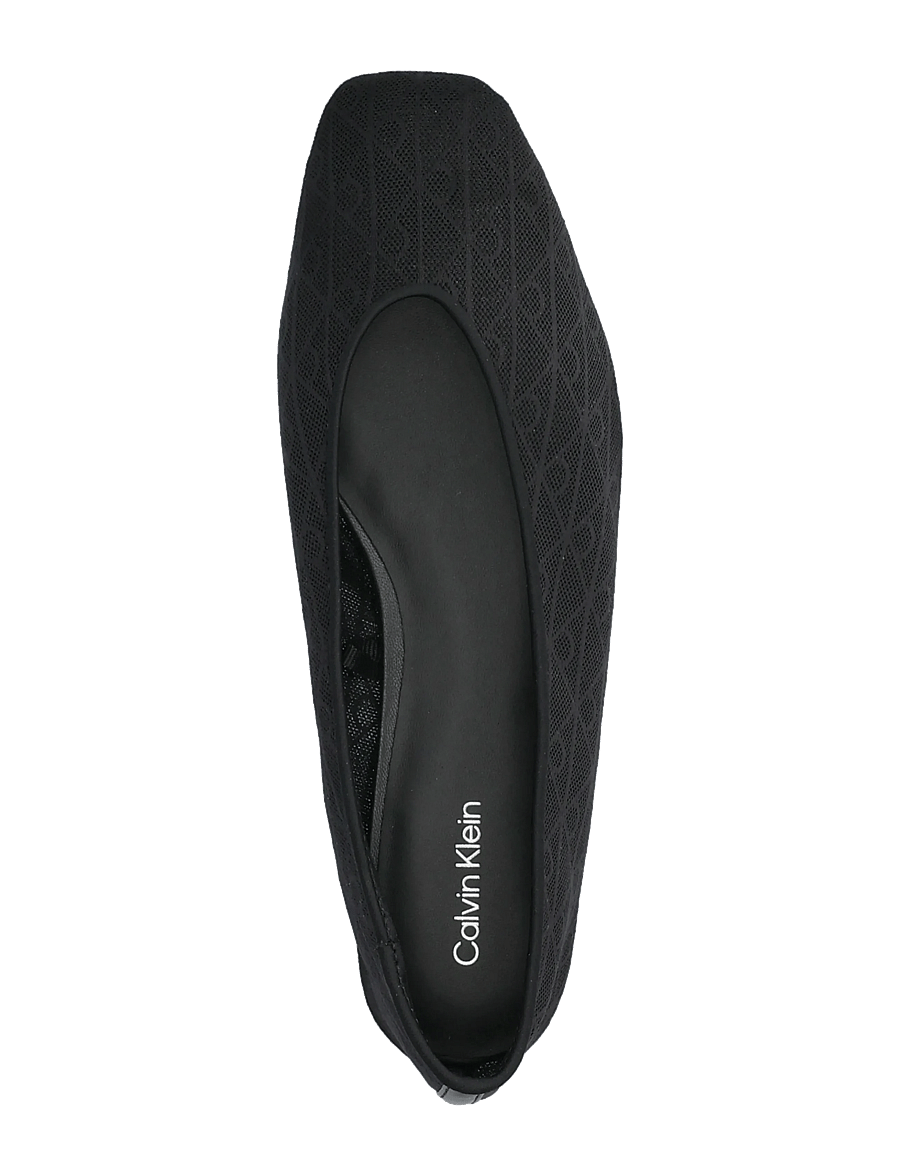 Calvin Klein - SQUARE BALLERINA AOP MESH - særlige begivenheder - triple black mono - 3