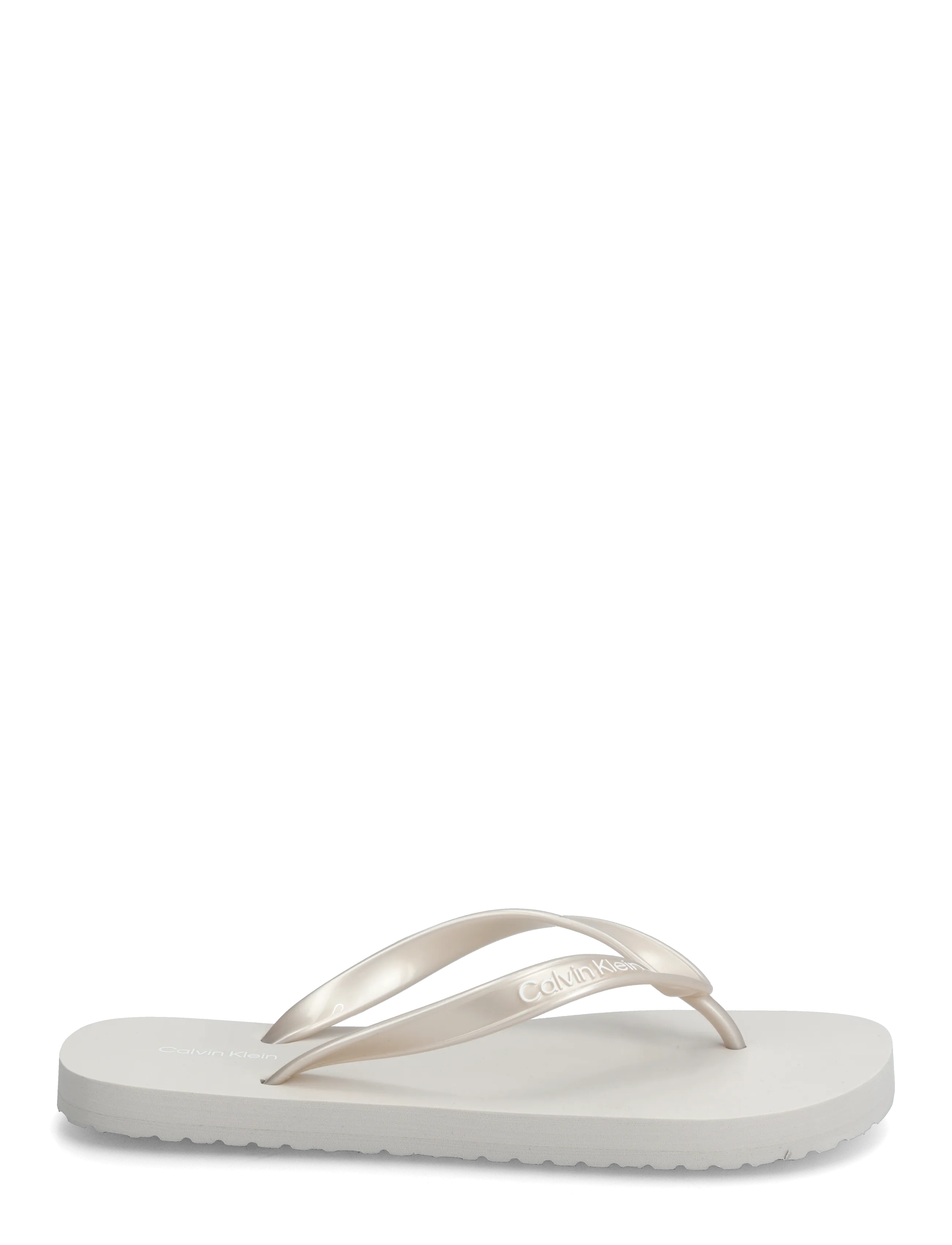Calvin Klein - FLIP FLOP TPU METALLIC - klipklapper - silver - 1