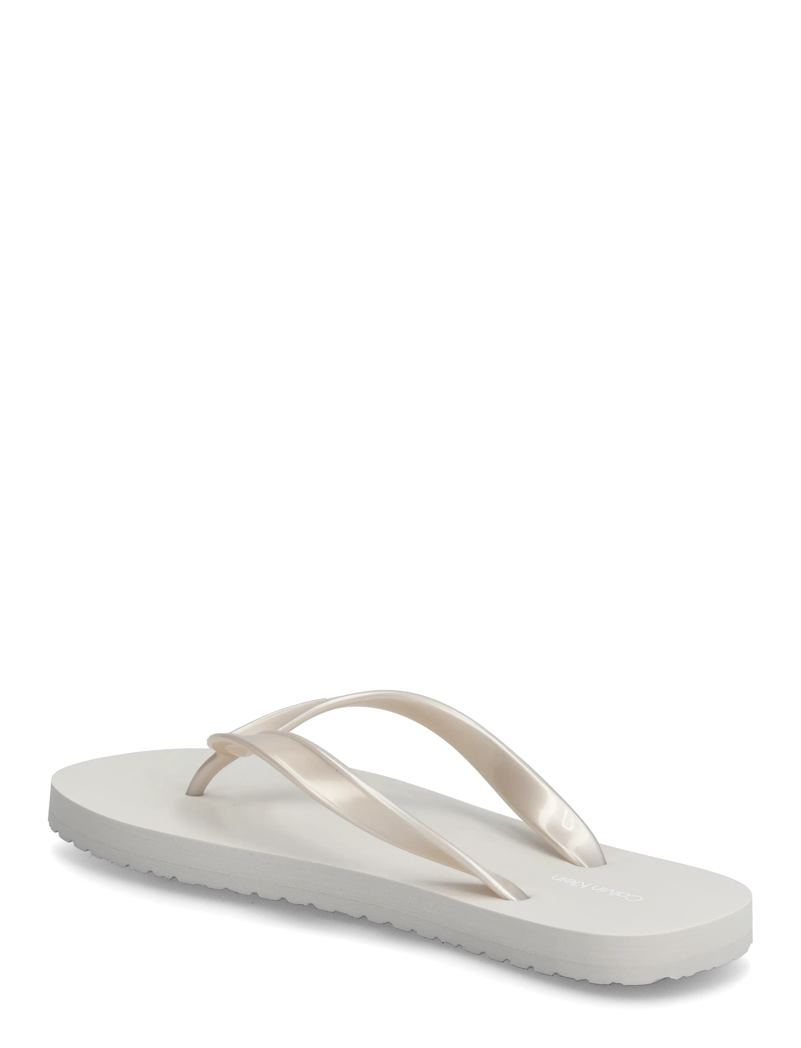 Calvin Klein - FLIP FLOP TPU METALLIC - klipklapper - silver - 2
