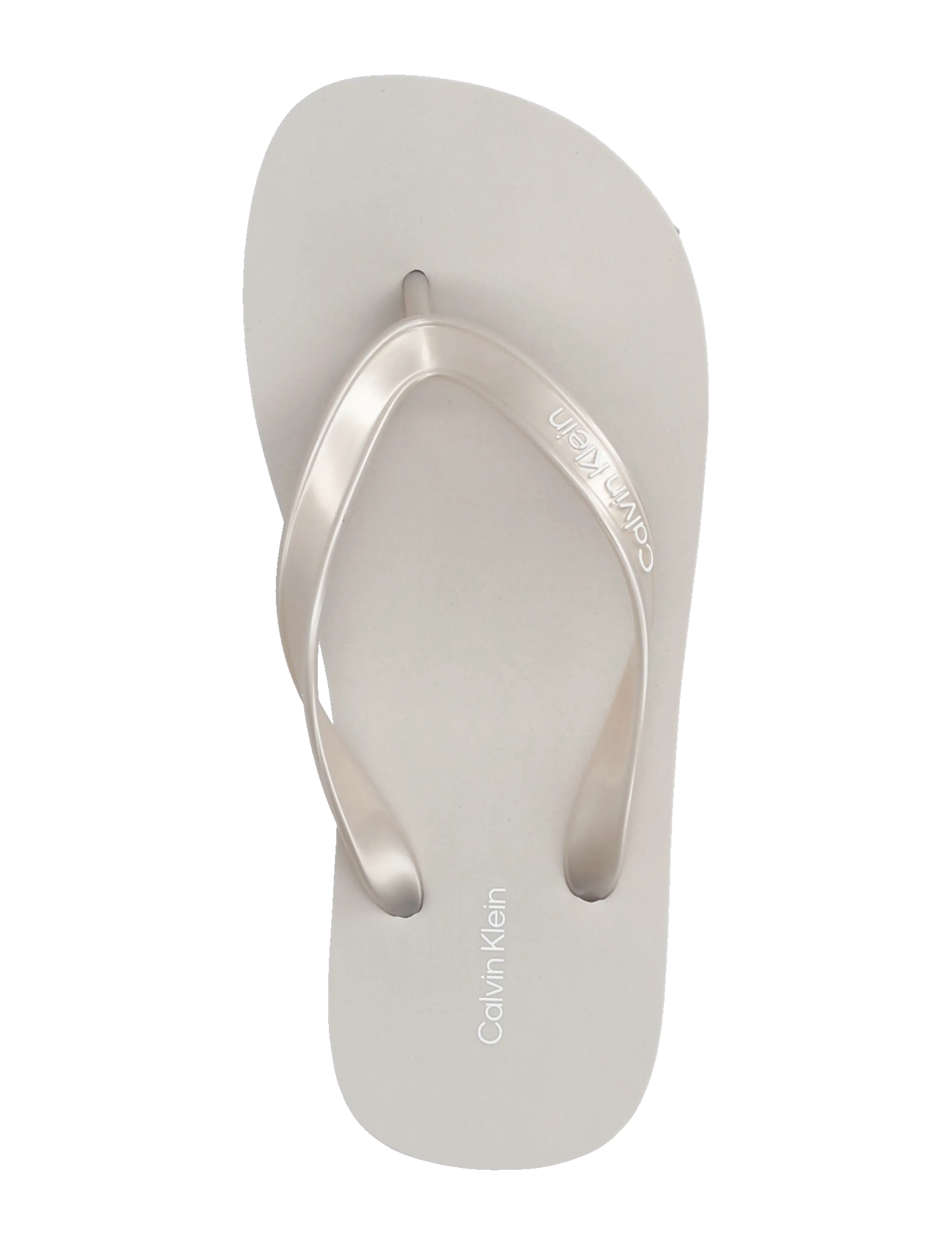 Calvin Klein - FLIP FLOP TPU METALLIC - klipklapper - silver - 3