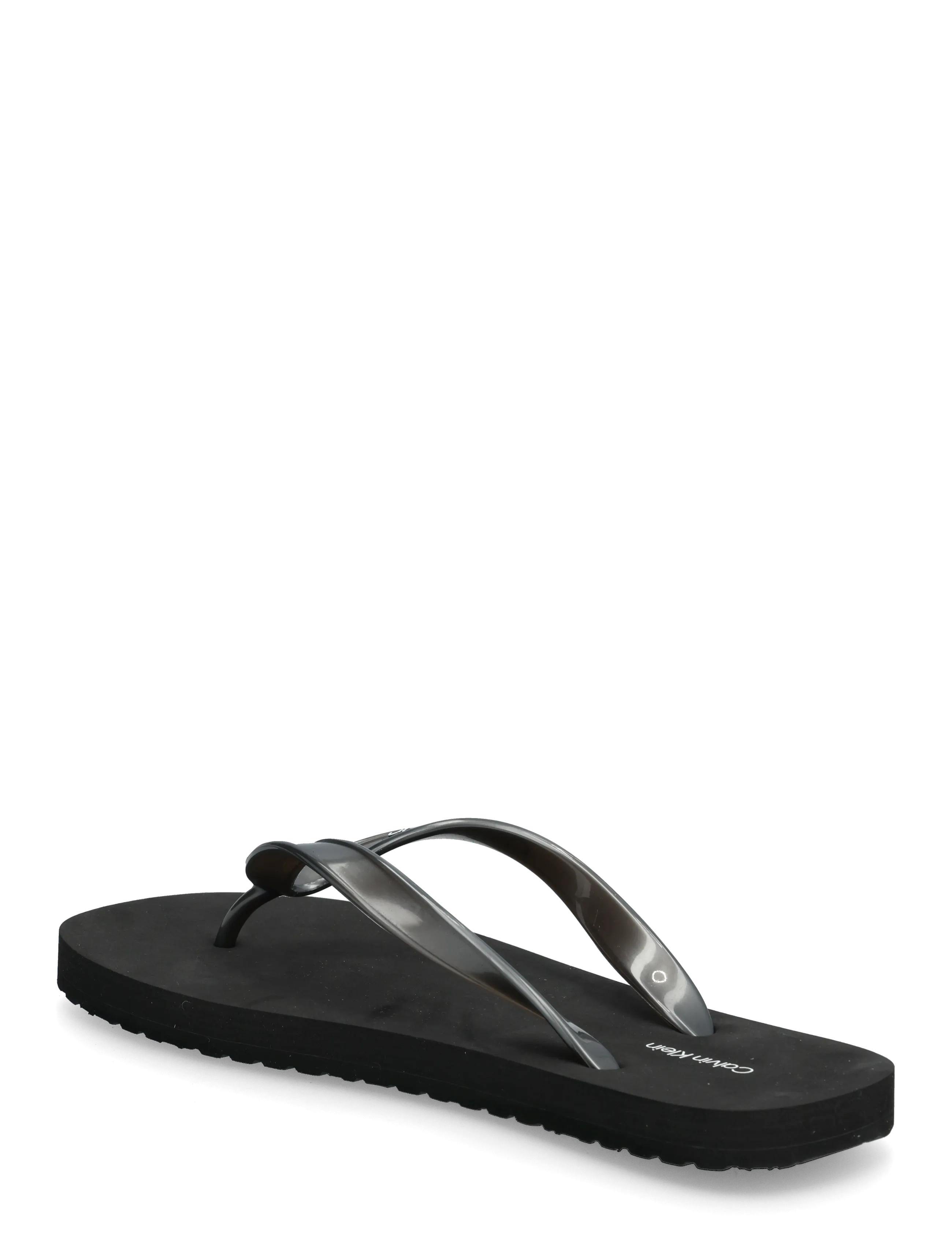 Calvin Klein - FLIP FLOP TPU METALLIC - klipklapper - triple black - 2