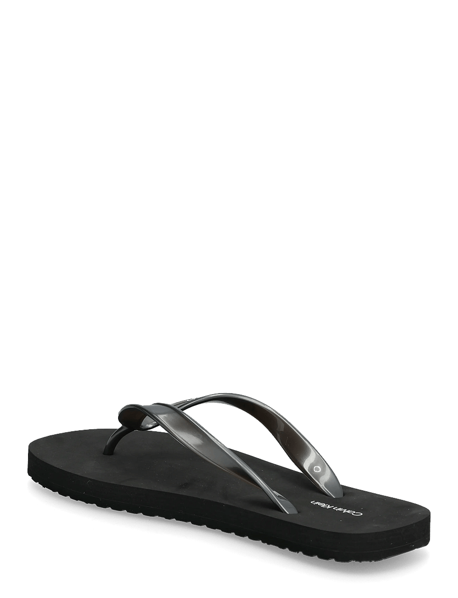 Calvin Klein - FLIP FLOP TPU METALLIC - flip flops - triple black - 2