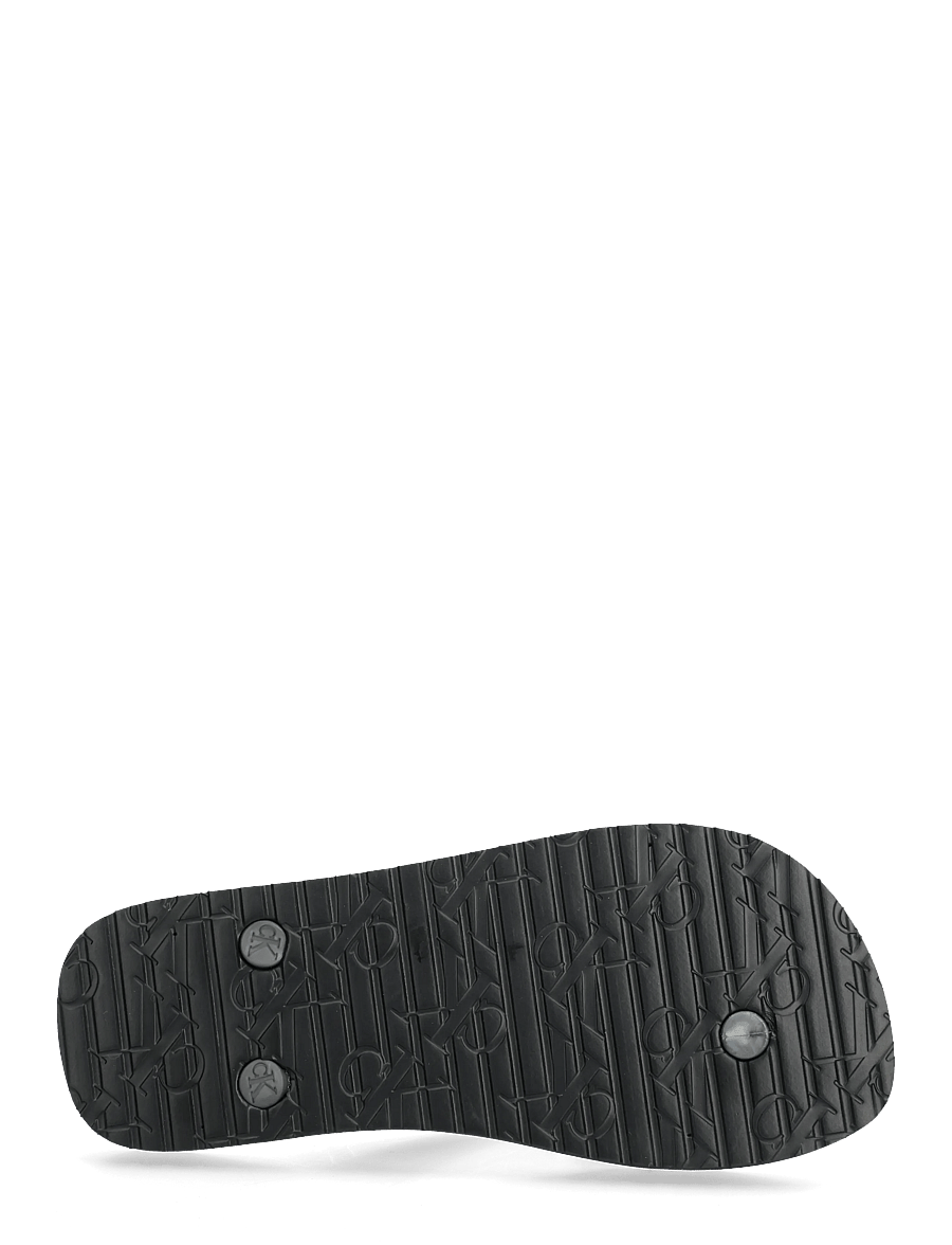 Calvin Klein - FLIP FLOP TPU METALLIC - flip flops - triple black - 4