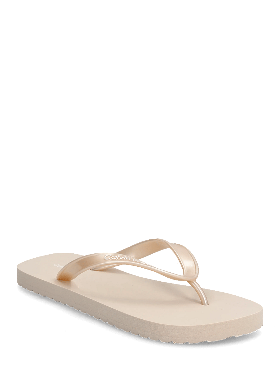 Calvin Klein - FLIP FLOP TPU METALLIC - flip flops - whisper pink - 0
