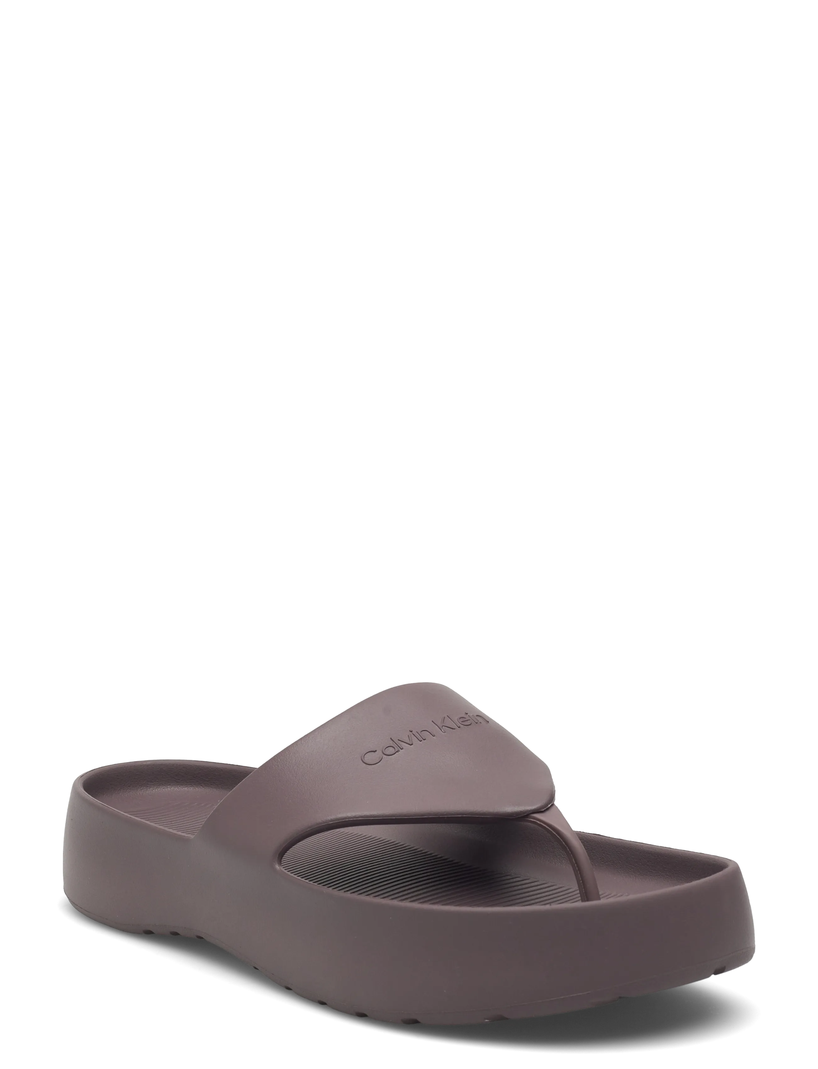Calvin Klein - ONE PIECE EVA FLIP FLOP THONG - plateau-sandalen - peppercorn - 0