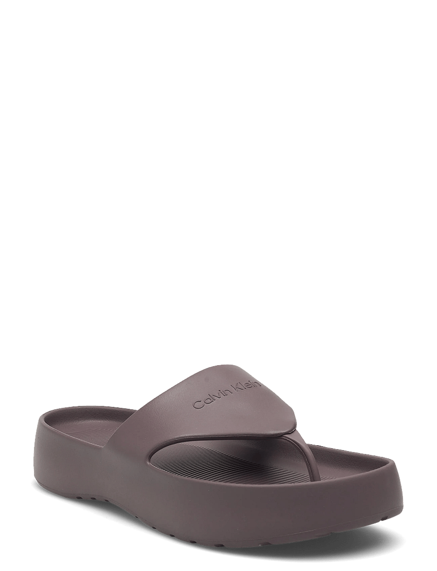 Calvin Klein - ONE PIECE EVA FLIP FLOP THONG - plateau-sandalen - peppercorn - 0