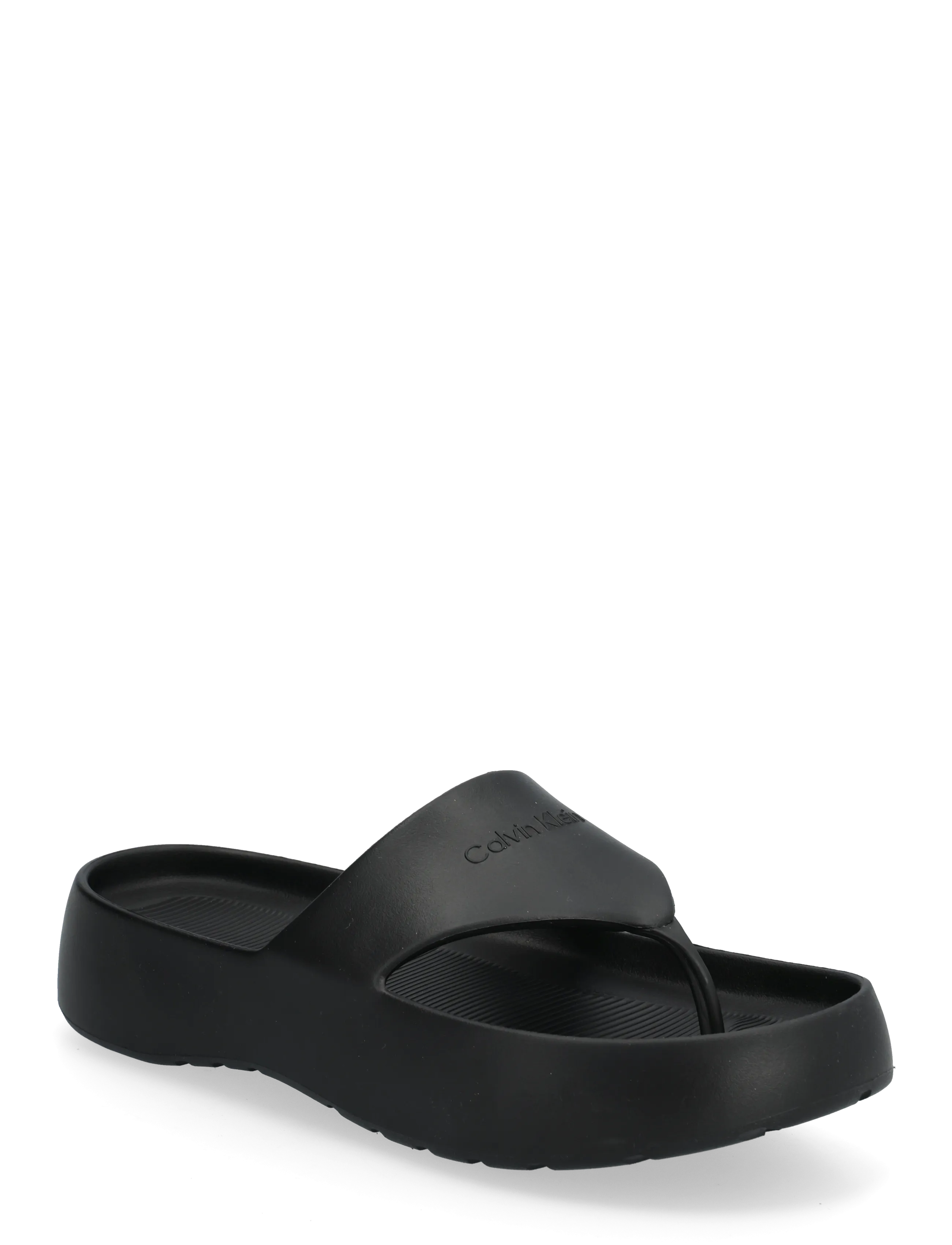 Calvin Klein ONE PIECE EVA FLIP FLOP THONG - Platformsandalen - TRIPLE BLACK / black