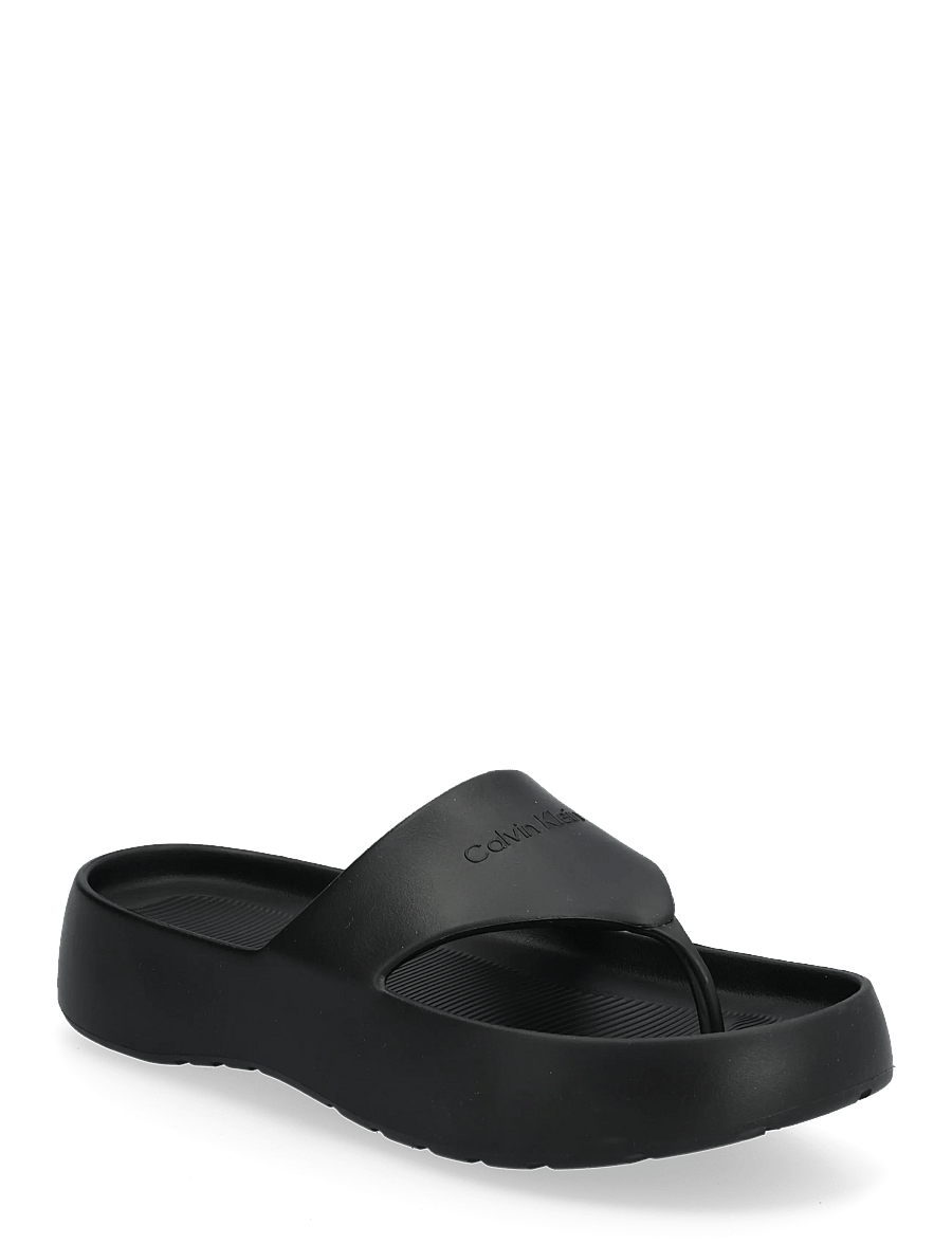 Calvin Klein - ONE PIECE EVA FLIP FLOP THONG - plateau-sandalen - triple black - 0