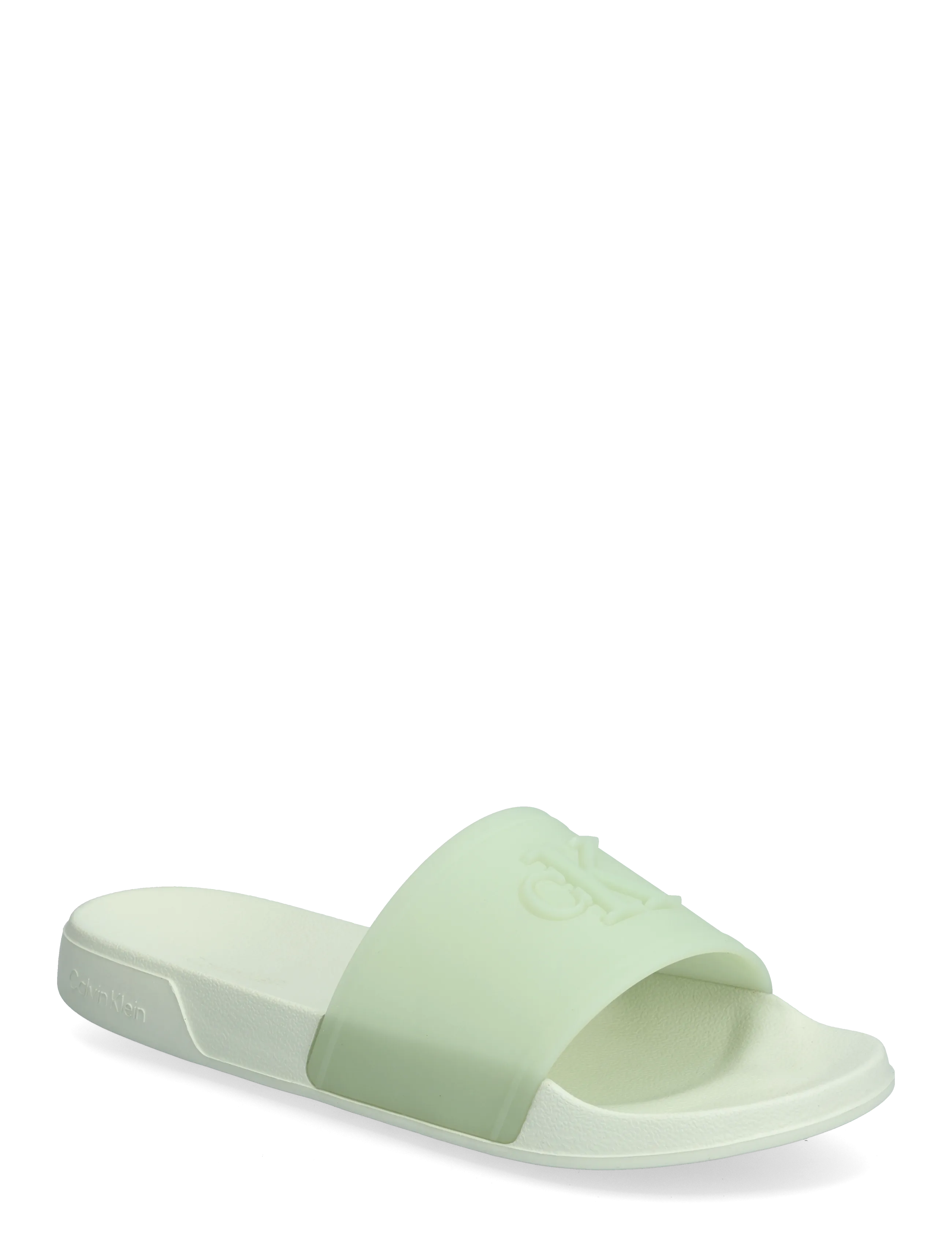 Calvin Klein ESS SLIDE TPU - Sandaalid - MISTY BLUE / green