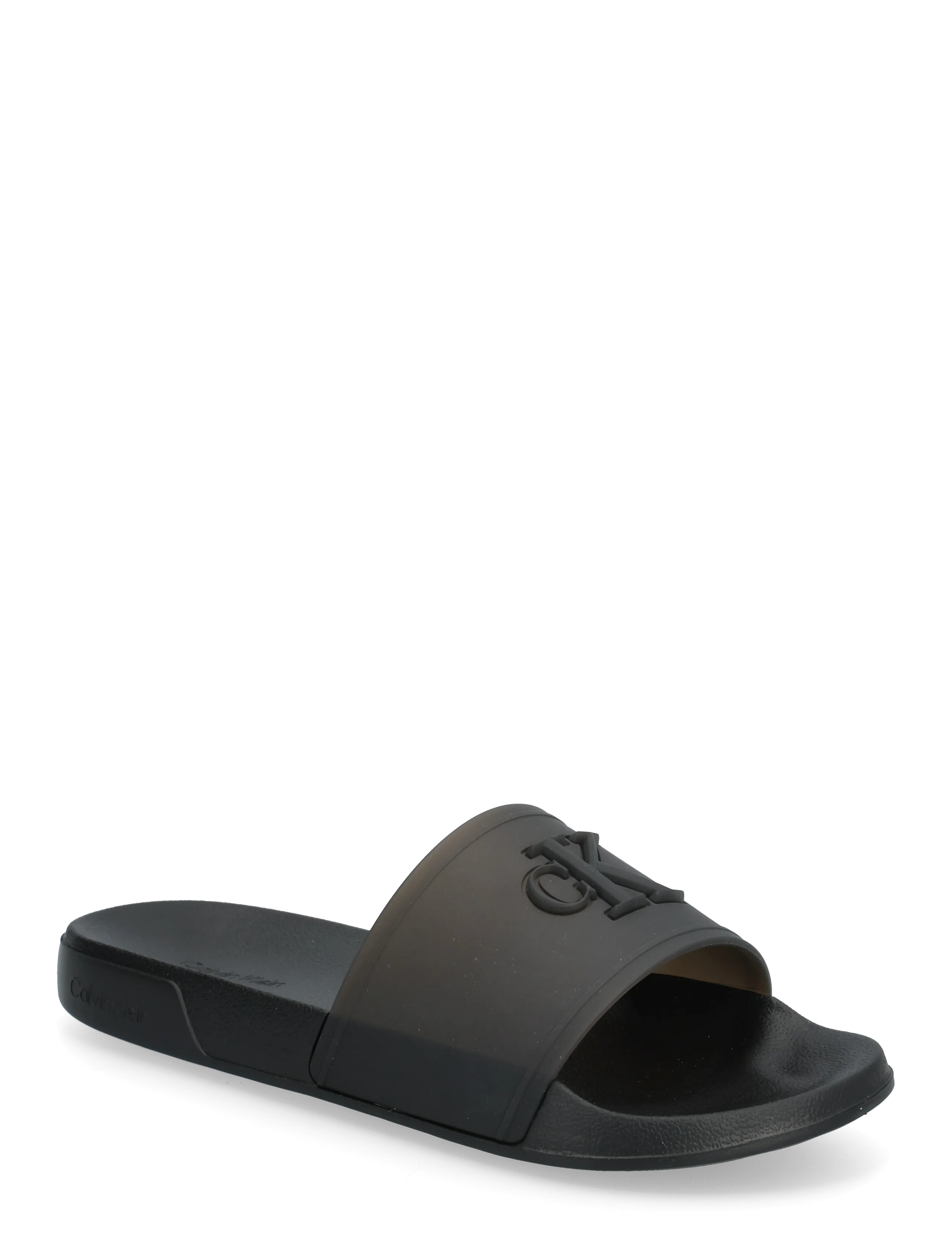 Calvin Klein ESS SLIDE TPU - Badeschuhe - TRIPLE BLACK / black