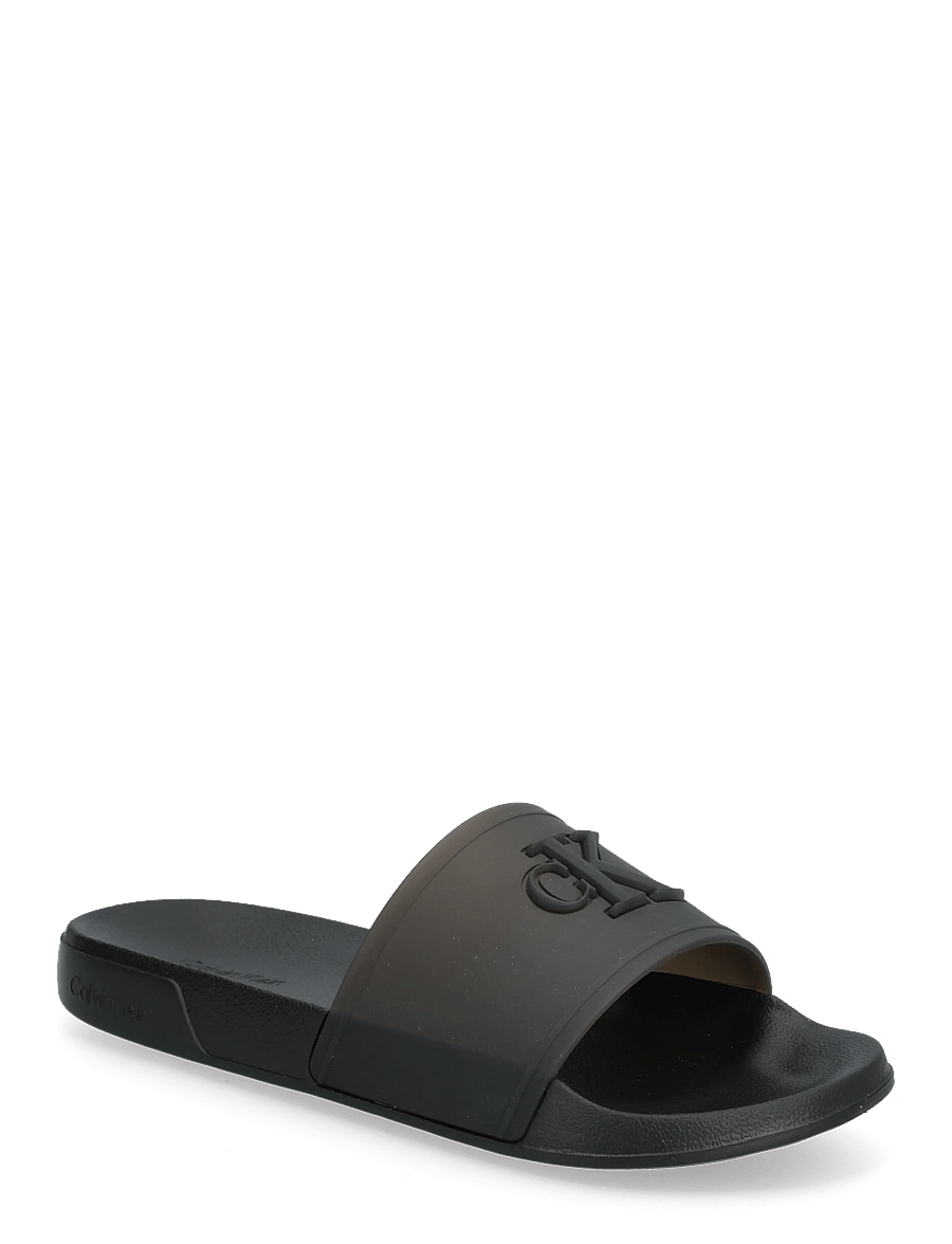 Calvin Klein - ESS SLIDE TPU - badeschuhe - triple black - 0