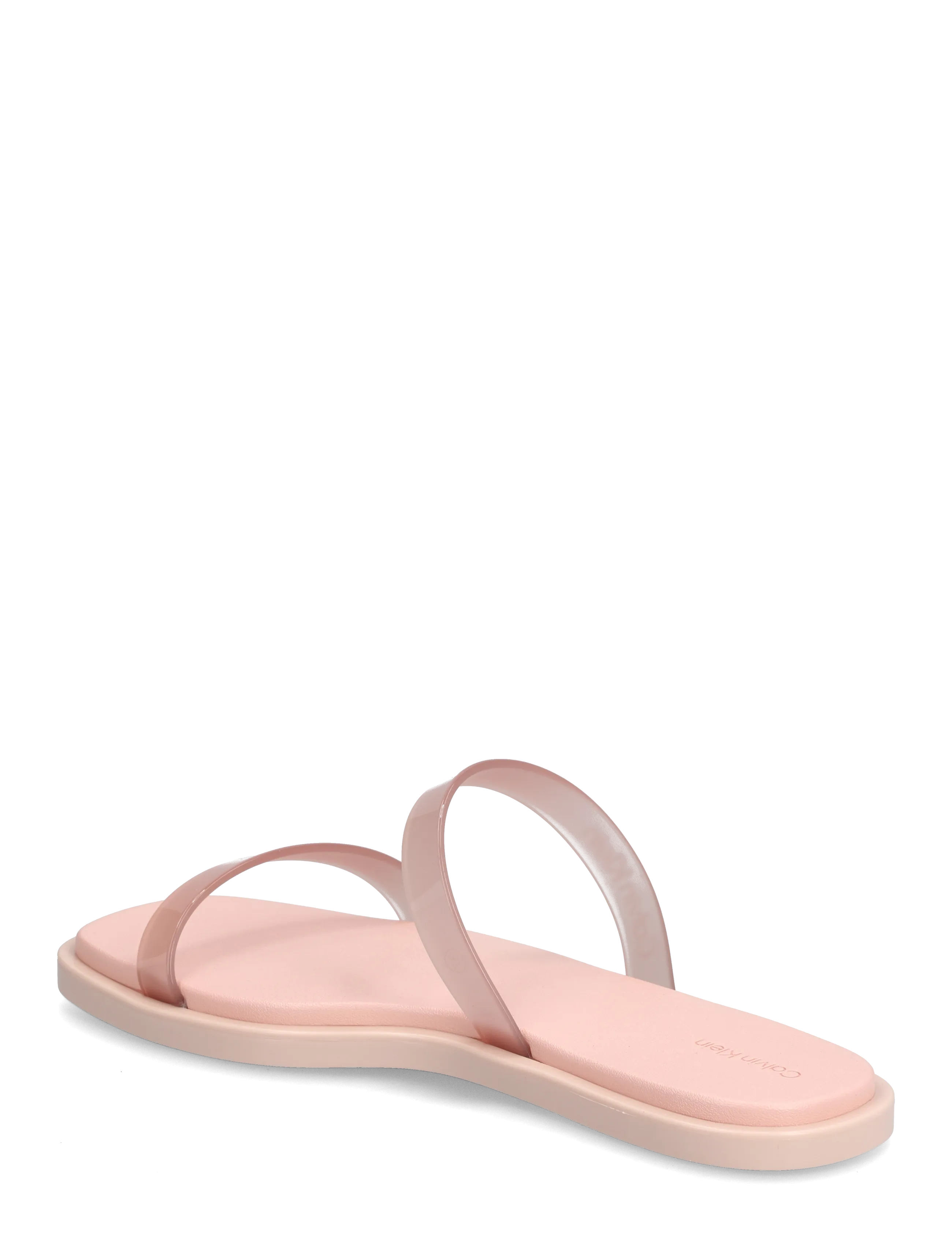 Calvin Klein - JELLY SNDL DOUB BAR SHINY ST TPU - flade sandaler - peach whip - 2