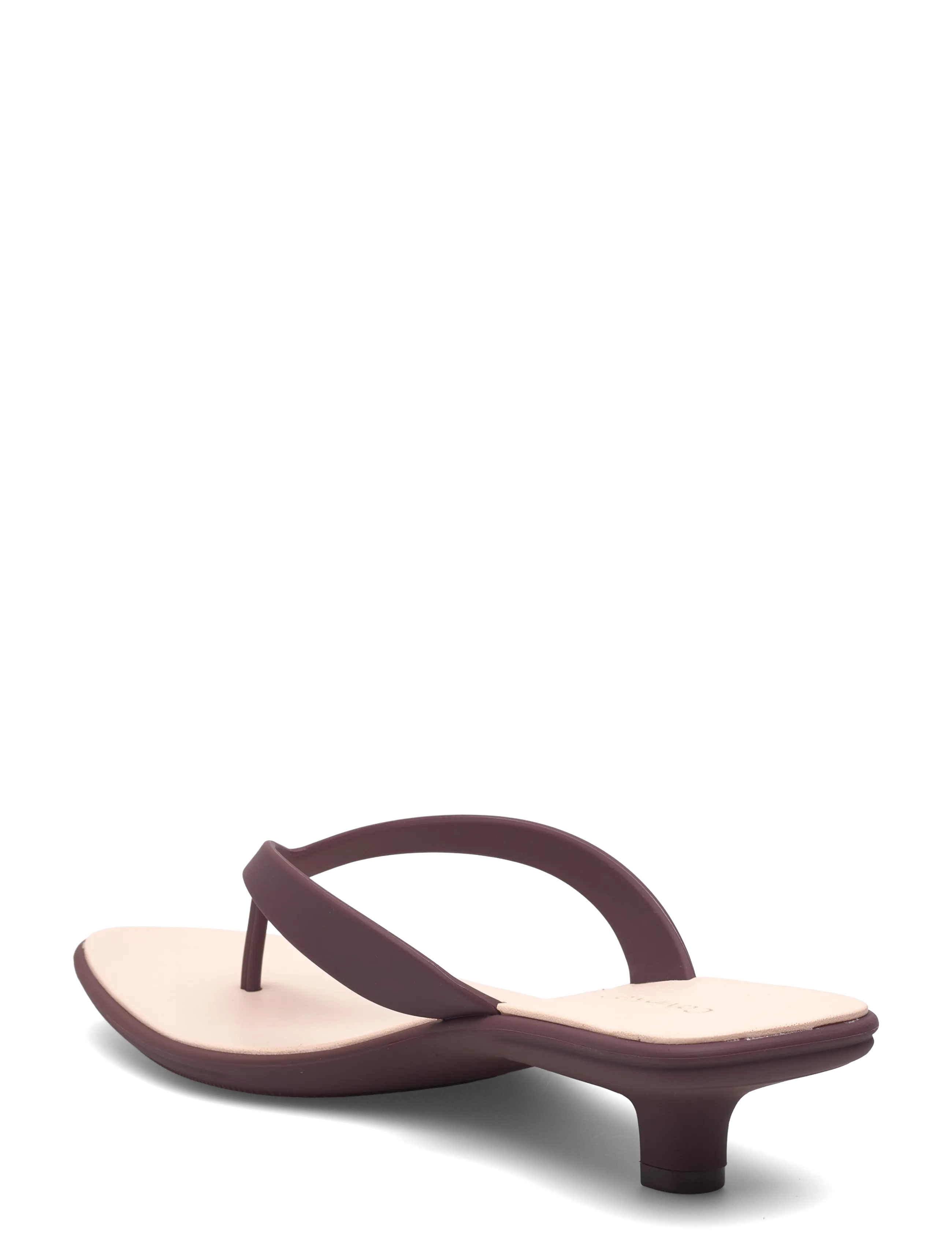 Calvin Klein - FLIP FLOP KITTEN HEEL THONG TPU - sandaler med hæl - bordeaux whisper pink - 2