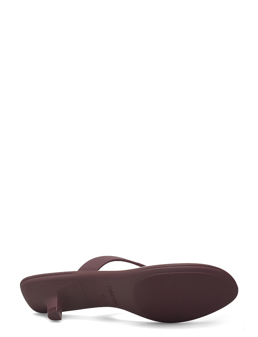 Calvin Klein - FLIP FLOP KITTEN HEEL THONG TPU - sandaletten - bordeaux whisper pink - 4