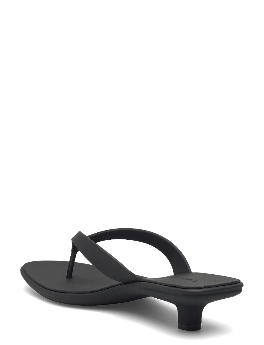 Calvin Klein - FLIP FLOP KITTEN HEEL THONG TPU - sandales à talons - triple black - 2
