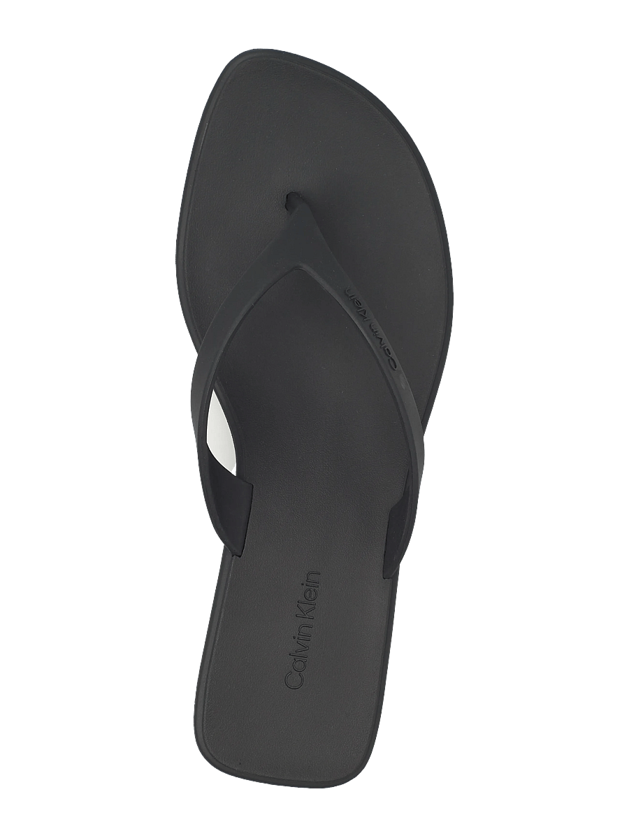 Calvin Klein - FLIP FLOP KITTEN HEEL THONG TPU - sandales à talons - triple black - 3