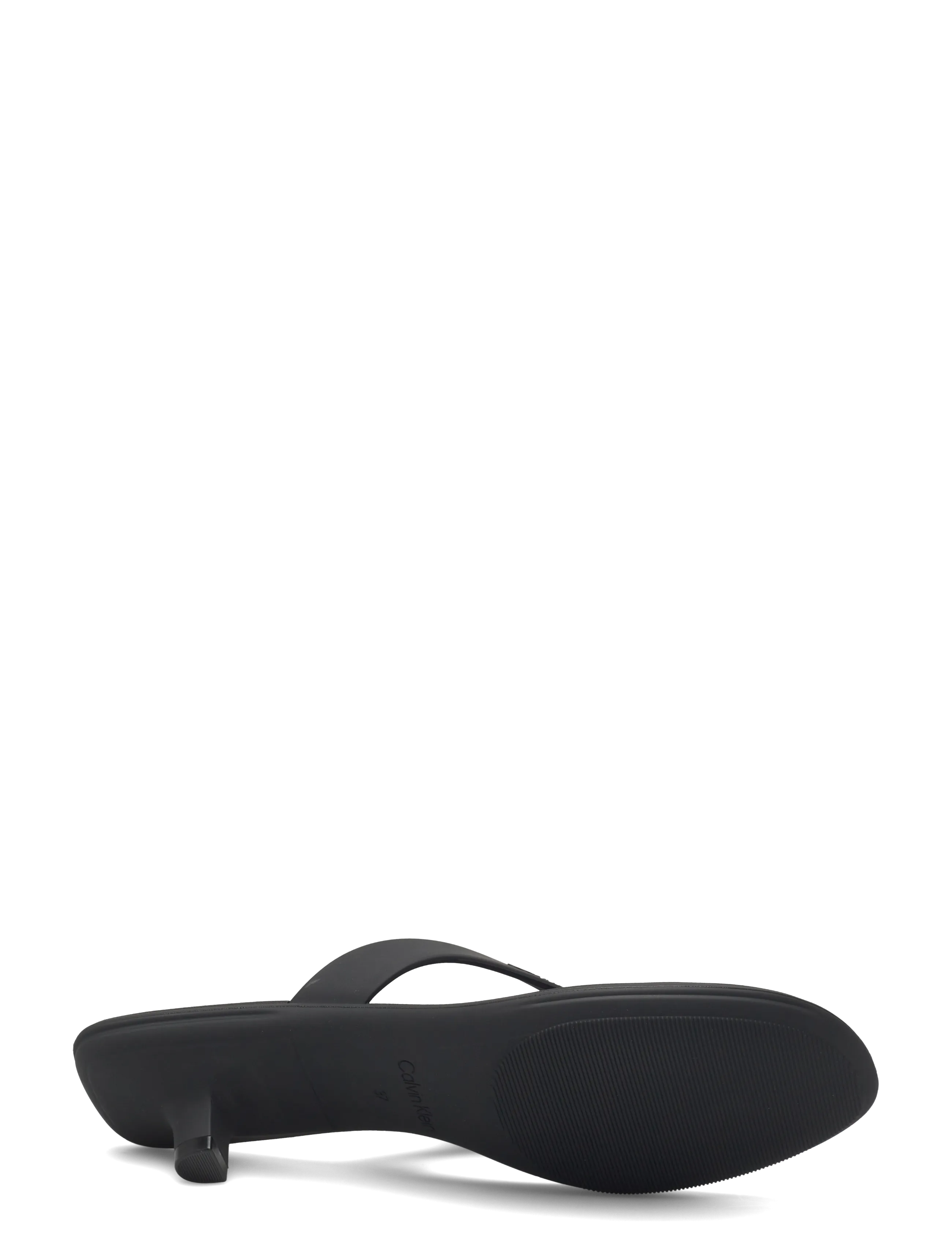 Calvin Klein - FLIP FLOP KITTEN HEEL THONG TPU - sandales à talons - triple black - 4