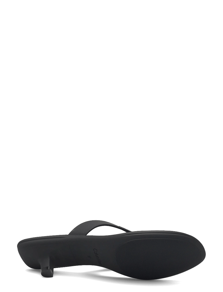 Calvin Klein - FLIP FLOP KITTEN HEEL THONG TPU - sandales à talons - triple black - 4