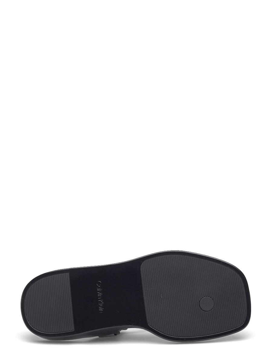 Calvin Klein - BEACH SANDAL ROPE PU 2 - flat sandals - black arctic pink yarrow - 4
