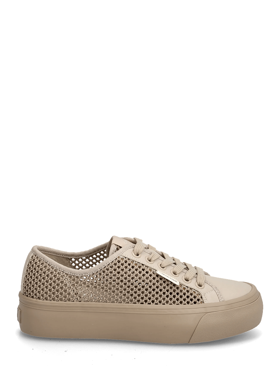 Calvin Klein - VULC FLATF LACE UP LIN MESH - niedrige sneakers - nomad - 1