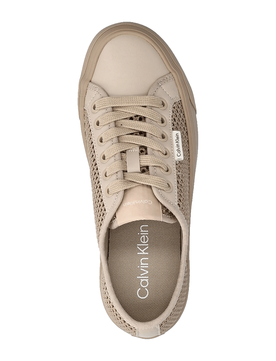 Calvin Klein - VULC FLATF LACE UP LIN MESH - niedrige sneakers - nomad - 3