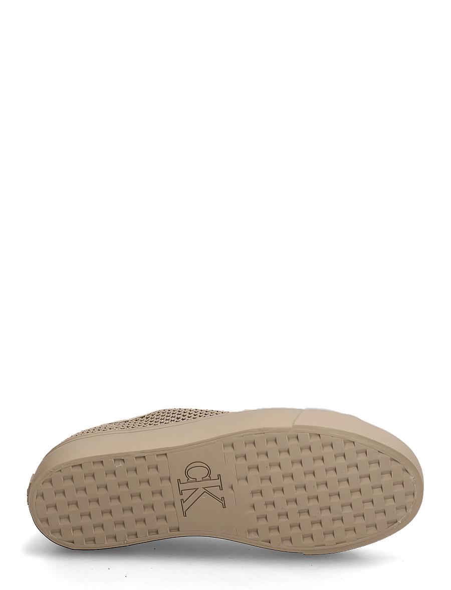 Calvin Klein - VULC FLATF LACE UP LIN MESH - niedrige sneakers - nomad - 4