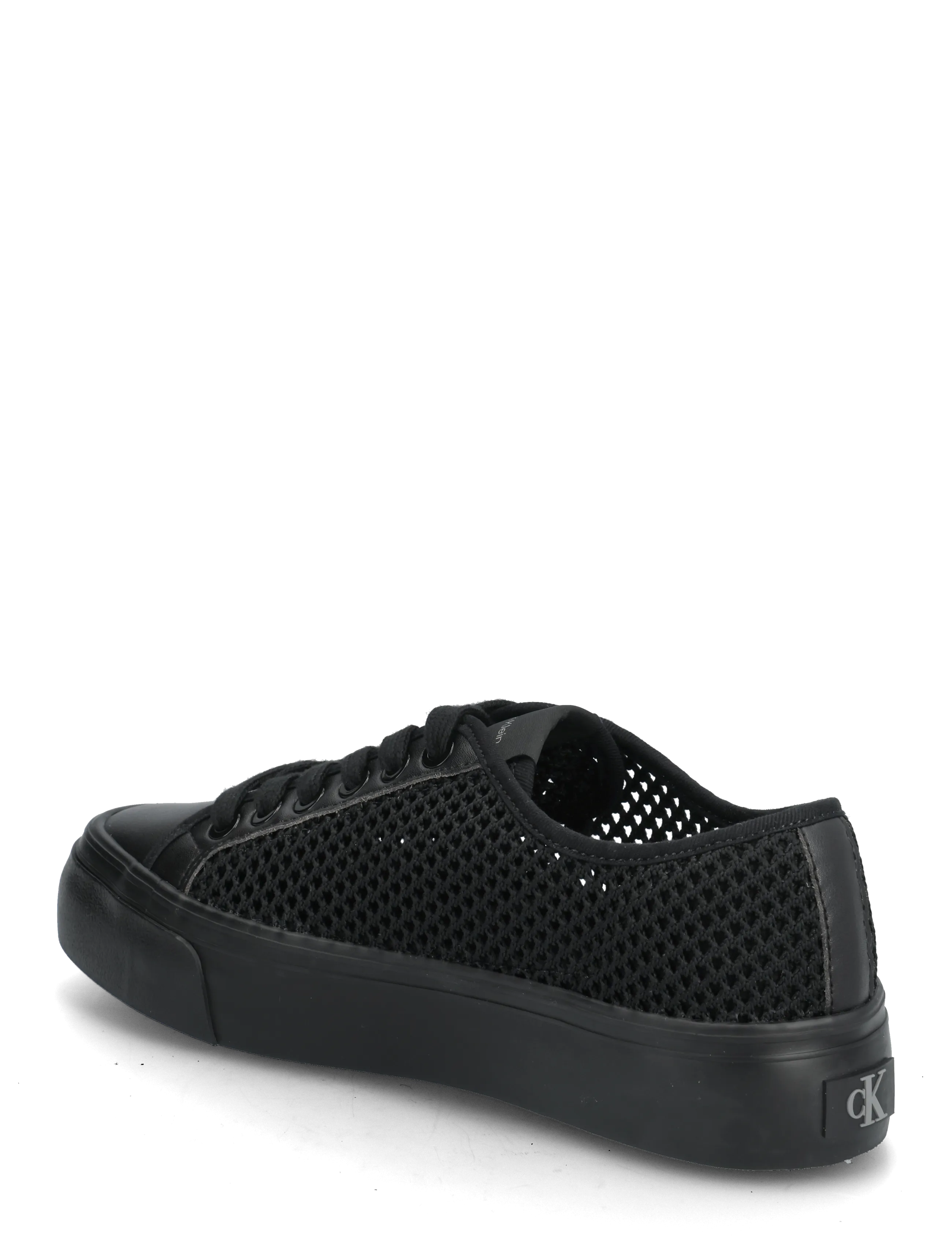 Calvin Klein - VULC FLATF LACE UP LIN MESH - lave sneakers - triple black - 2
