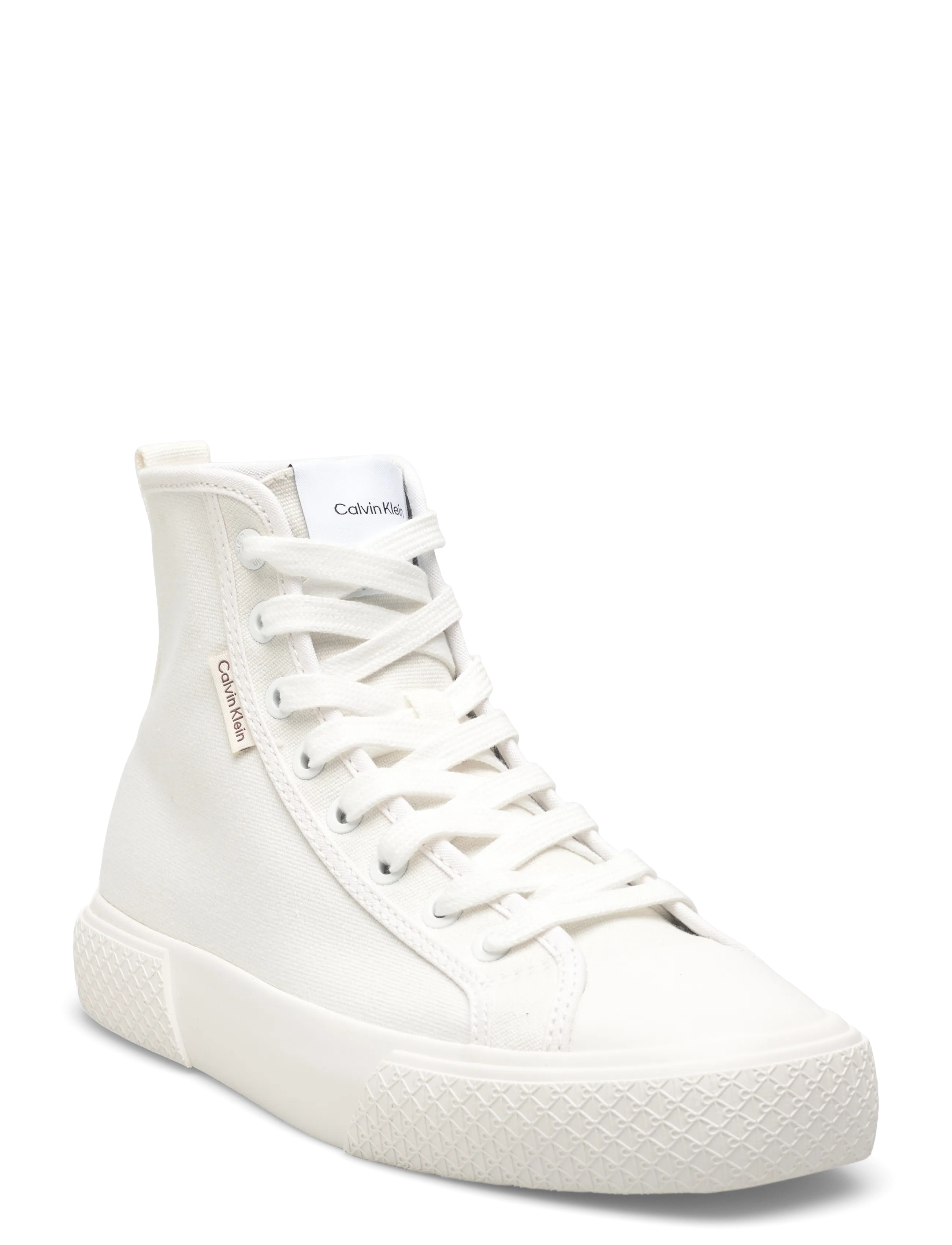 Calvin Klein VULC HIGH TOP LACEUP CANVAS - Schuhe - BRIGHT WHITE / white