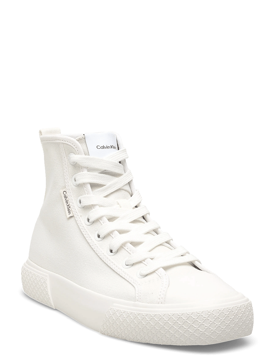 Calvin Klein - VULC HIGH TOP LACEUP CANVAS - konfirmation - bright white - 0